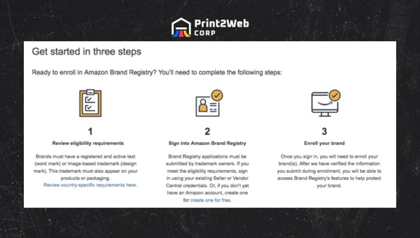 Eligibility Criteria and Requirements for Amazon Brand Registry