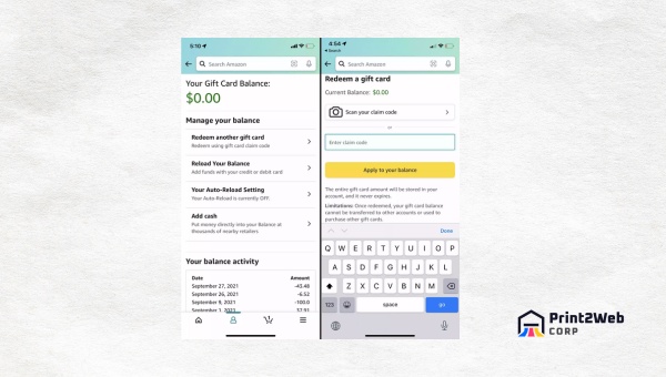 Steps to Redeem Amazon Gift Card on Mobile