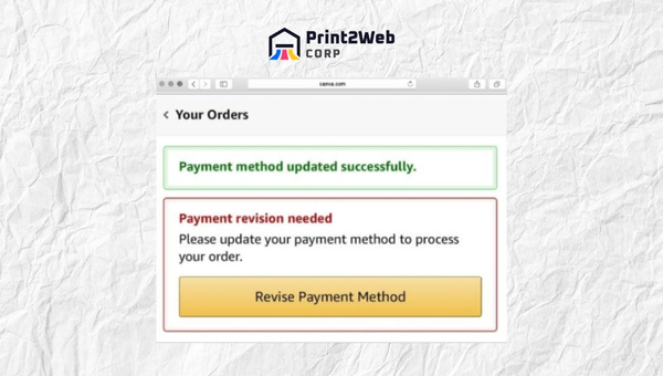 What Does Payment Revision Needed on Amazon Mean?