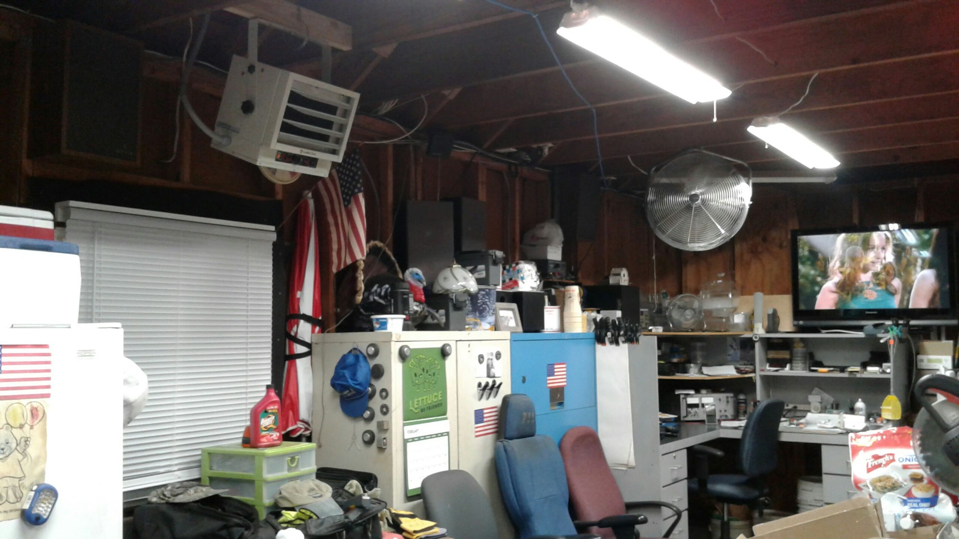 Comfort Zone Hard-Wired Ceiling Mount Garage Electric Space Heater, Fan-Forced, 5,000 watt, 240 volt customer photo 2