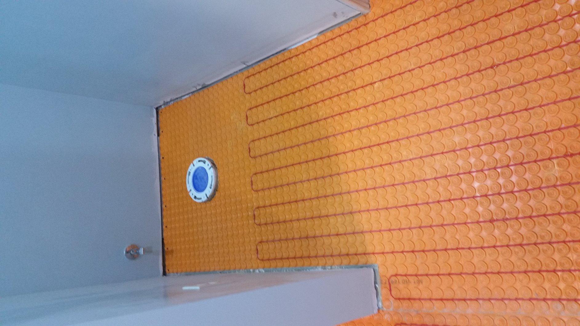 25 sqft Floor Heating Cable Set, Electric Radiant in-Floor Heat Heating Cable Warming System, 120V, 100ft Long Heating Cable, 7-Day Programmable Floor Sensing Thermostat Aube TH115-AF-120S customer photo 2