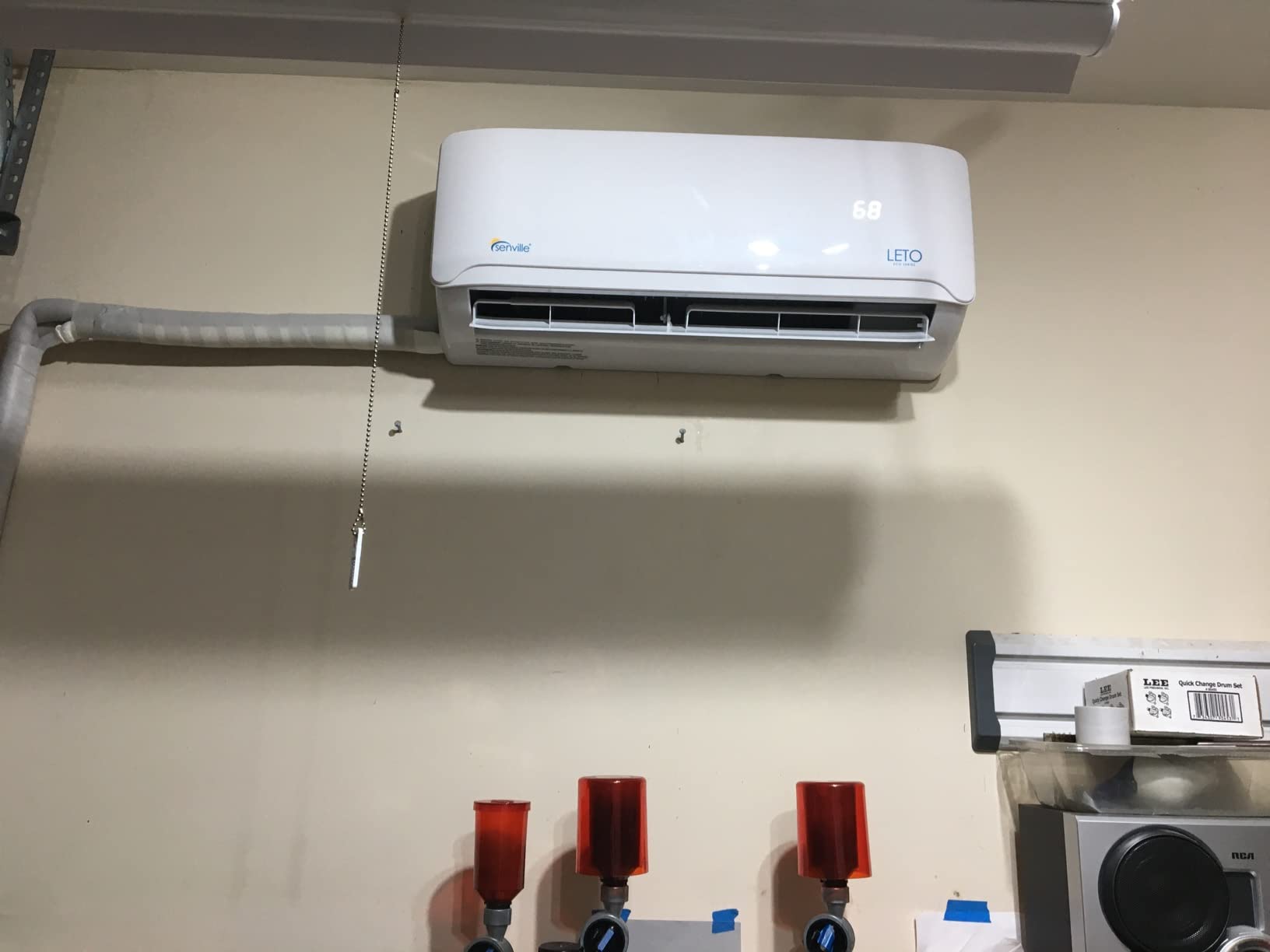 LETO Series Mini Split Air Conditioner Heat Pump, 9000 BTU 110/120V, Inverter, Works with Alexa, SEER2 21.5, White customer photo 2