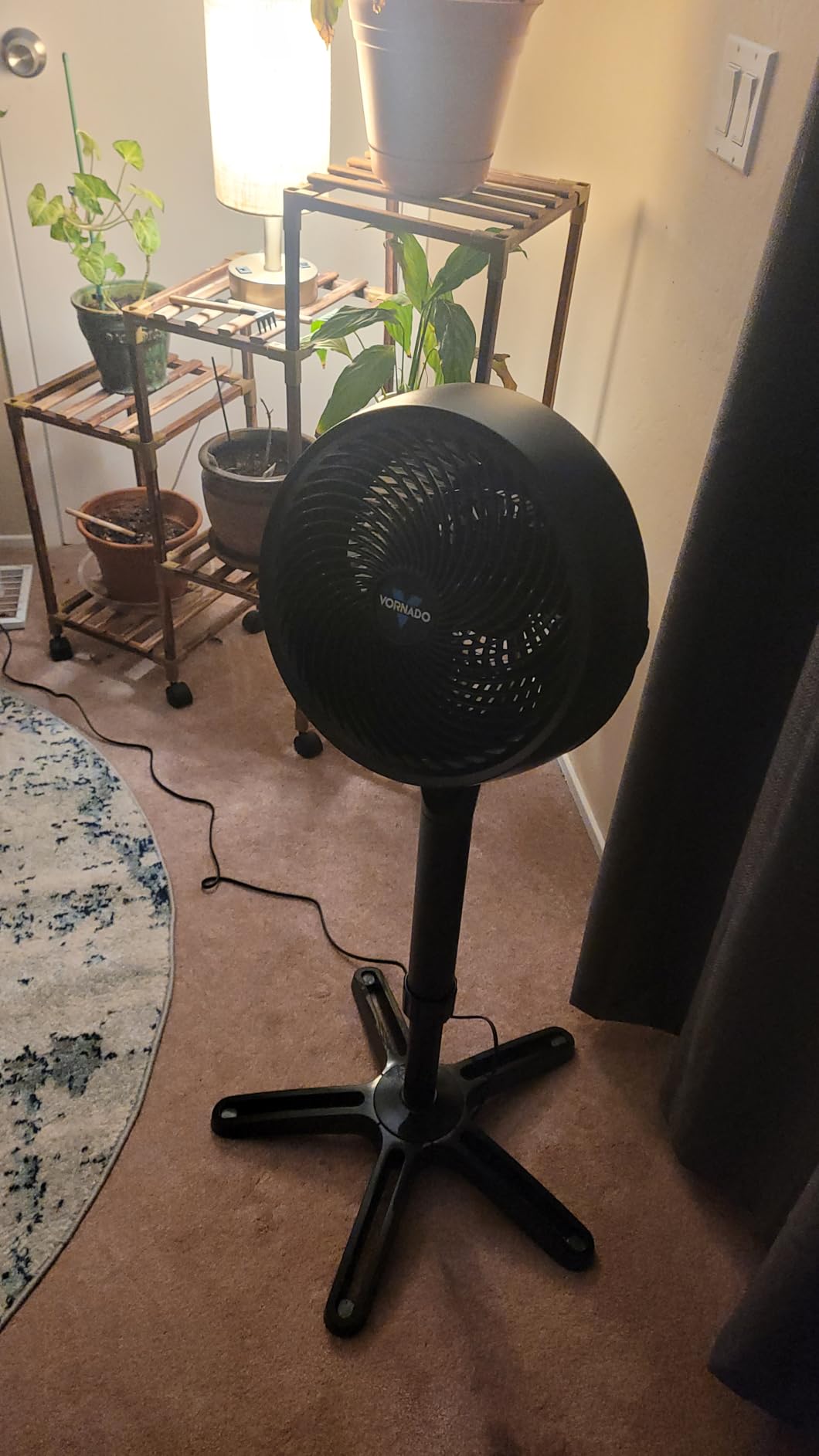 Vornado 683 Medium Pedestal Air Circulator Fan, 3-Speed, 32-38 in Adjustable Height, Whole Room Circulation, Powerful Standing Floor Fan for Bedroom, Home, Office, Black customer photo 1