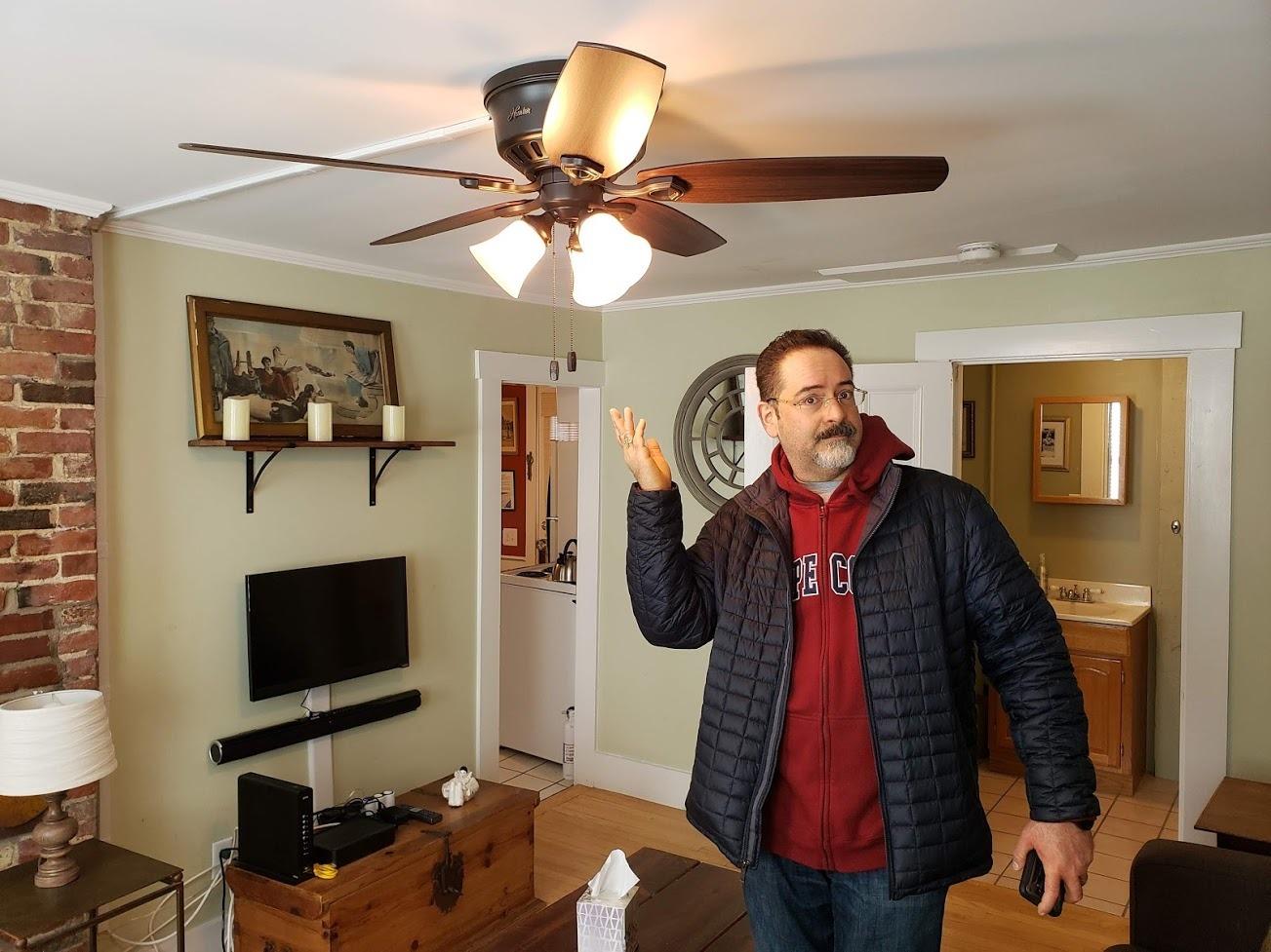 Hunter 52 inch Indoor Ceiling Fan with LED Lights - Bronze Ceiling Fan with Pull Chain, For Bedroom, Living Room, or Kitchen, Low Profile Mount, No Remote, 5 Blades - Builder 53327, New Bronze customer photo 1