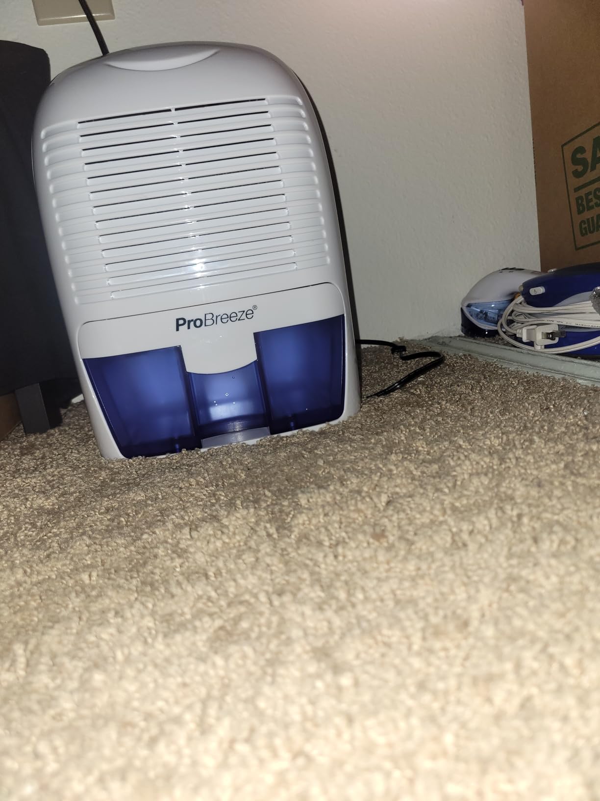 Pro Breeze Electric Mini Dehumidifier, 2200 Cubic Feet (250 sq ft), Compact and Portable for High Humidity in Home, Kitchen, Bedroom, Basement, Caravan, Office, Garage customer photo 2