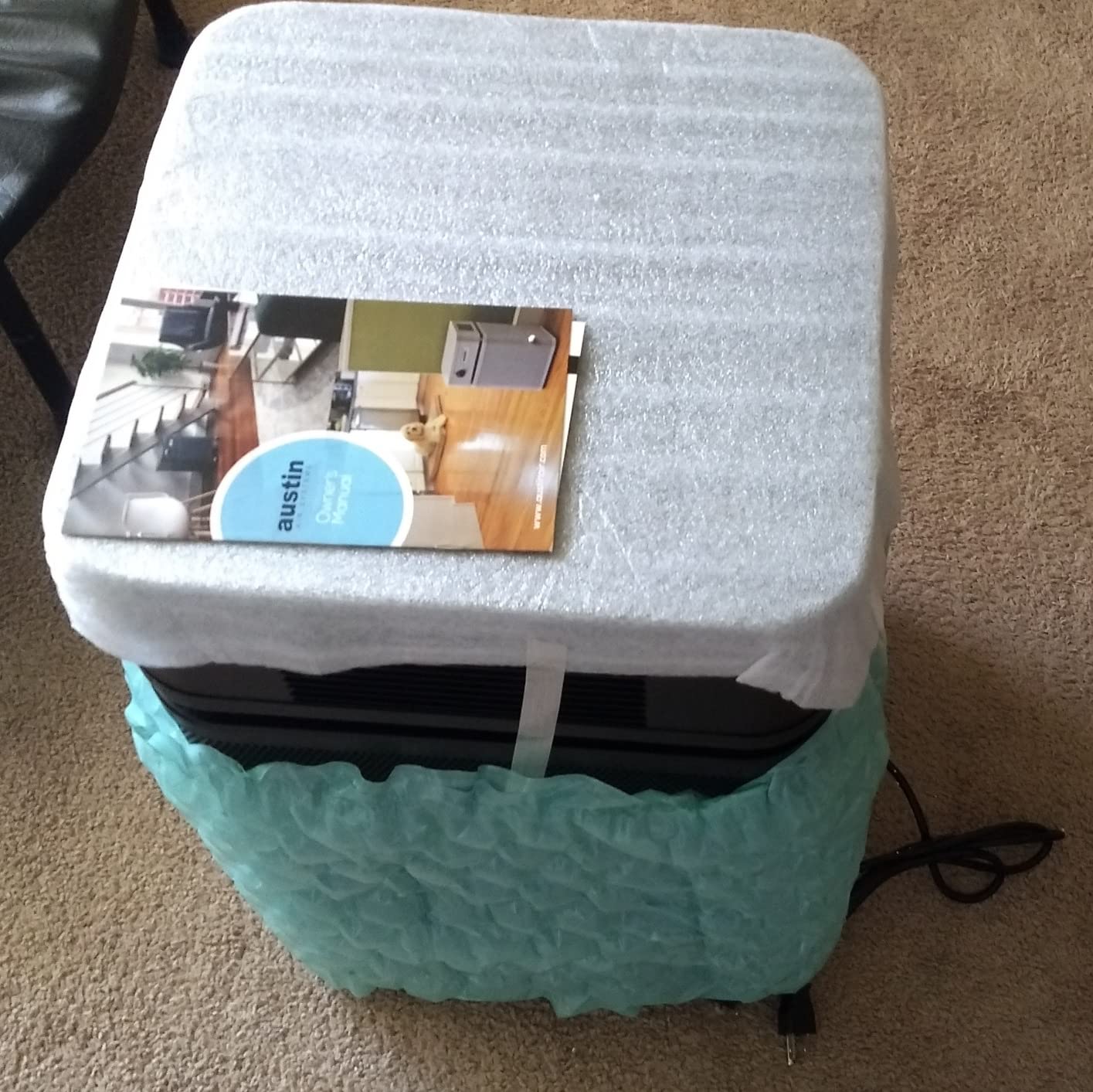 Austin Air HealthMate Plus Air Purifier - Advanced 4-Stage Filtration with Activated Carbon & Zeolite, Model B450 customer photo 2
