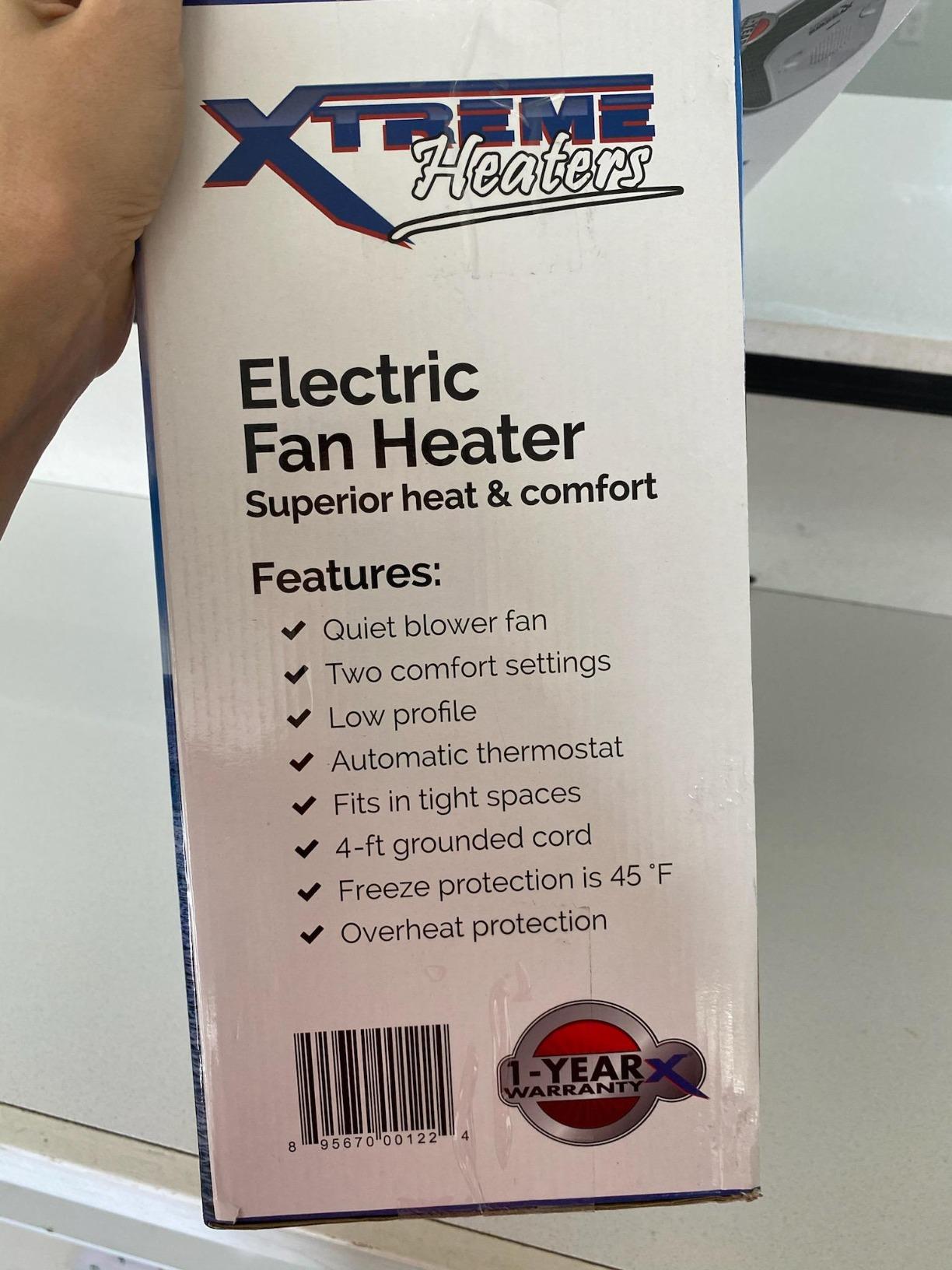 Xtreme Heaters Boat, Cabin & RV Heater | Overheat Protection, Tip-Over Protection, Portable | Boat Heater, Heat RV Bay (White) customer photo 2