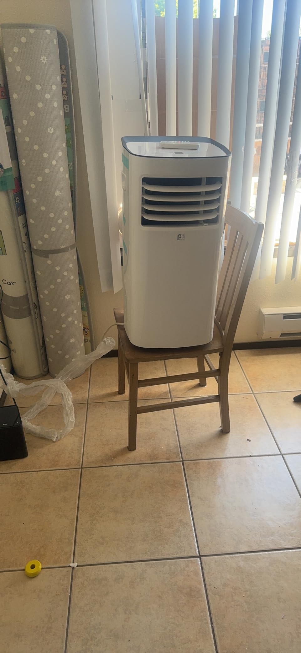 PerfectAire 2PORT10000A 10,000 BTU/7,000 SACC Compact Portable Air Conditioner with Full-Function Remote for Small to Medium Rooms, White, 115V - CEC customer photo 1