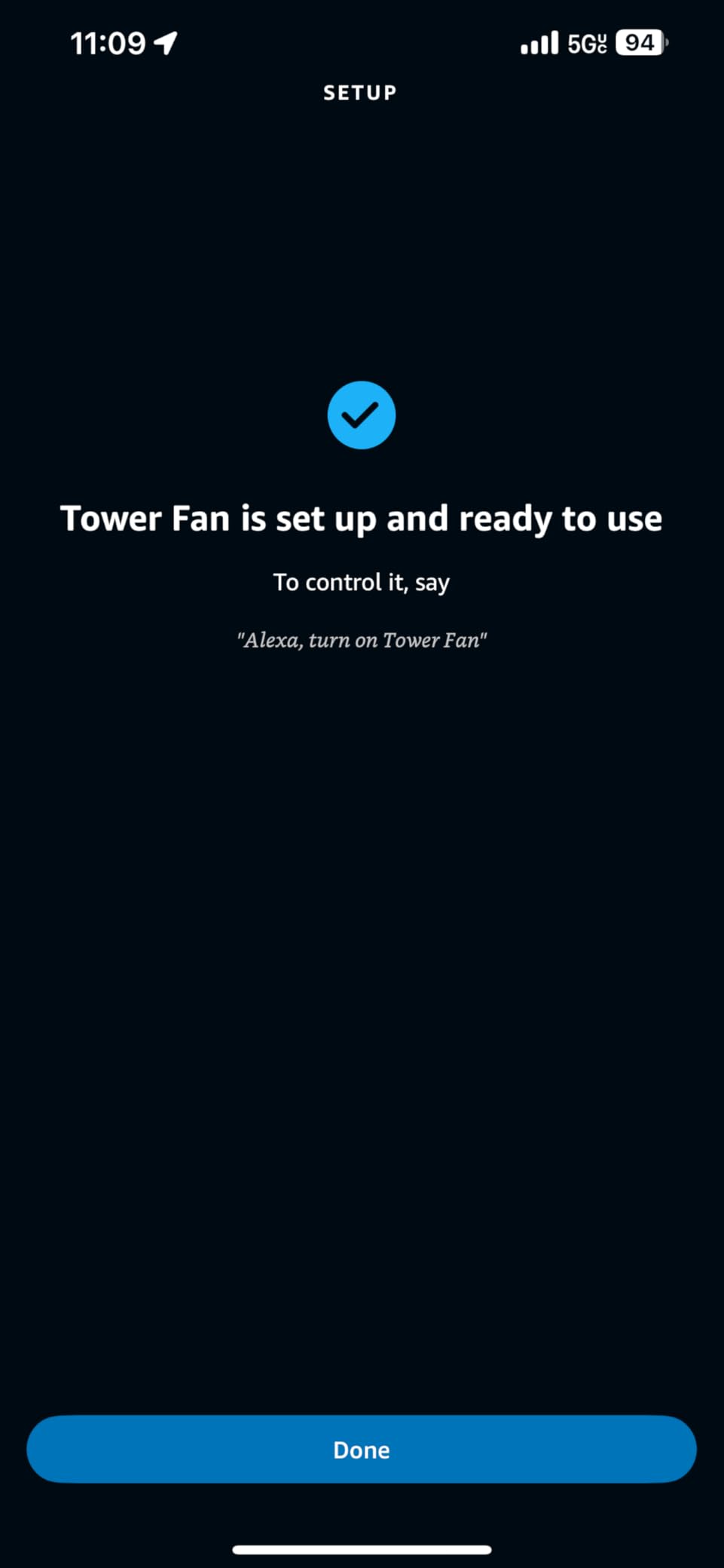 Dreo Tower Fan for Bedroom, 25ft/s Smart Standing Fans, 90° Oscillating Floor Fan with 4 Modes, 4 Speeds, 8H Timer, 28dB, Bladeless, Remote, 28 dB, Works with WiFi Voice Control customer photo 2
