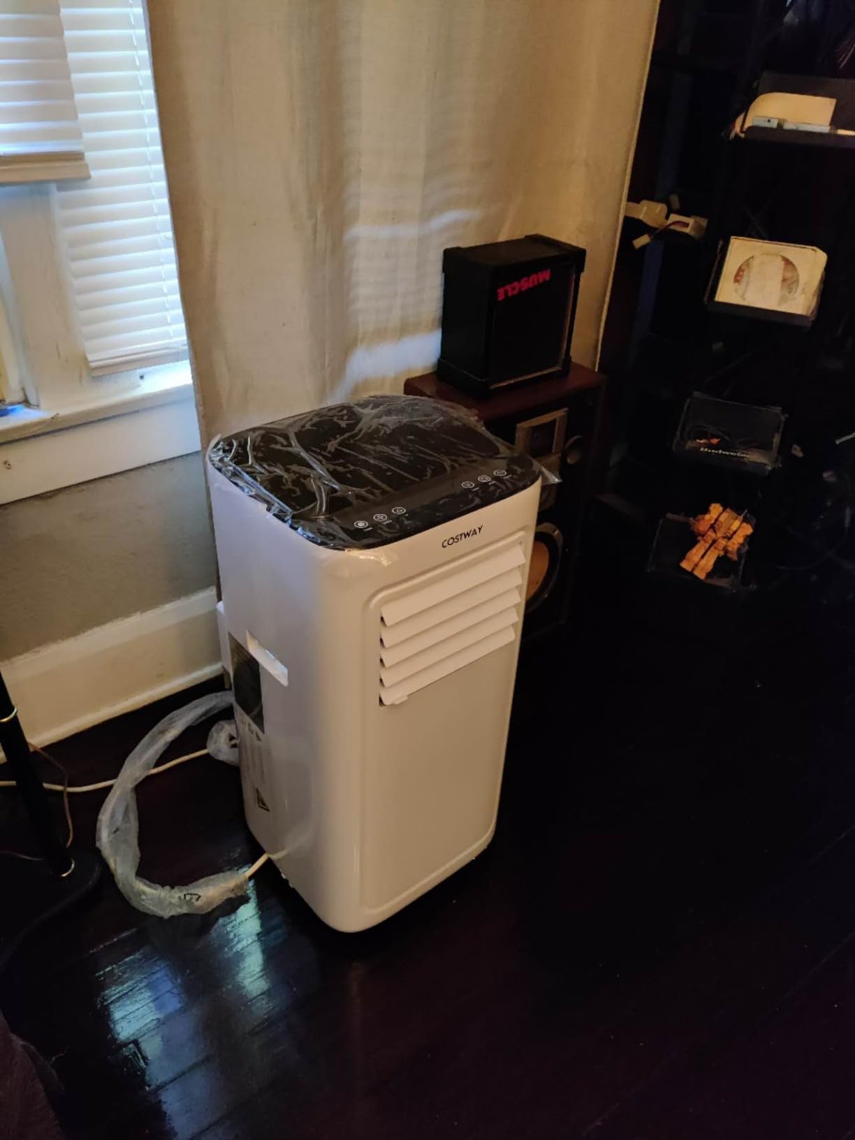 Portable Air Conditioner, 9000 BTU Portable AC with Built-in Dehumidifier, 24H Timer, Smart Sleep Mode, LED Touch Panel for Cooling Rooms up to 280 Sq.Ft, Remote Control & Window Kit Included customer photo 2