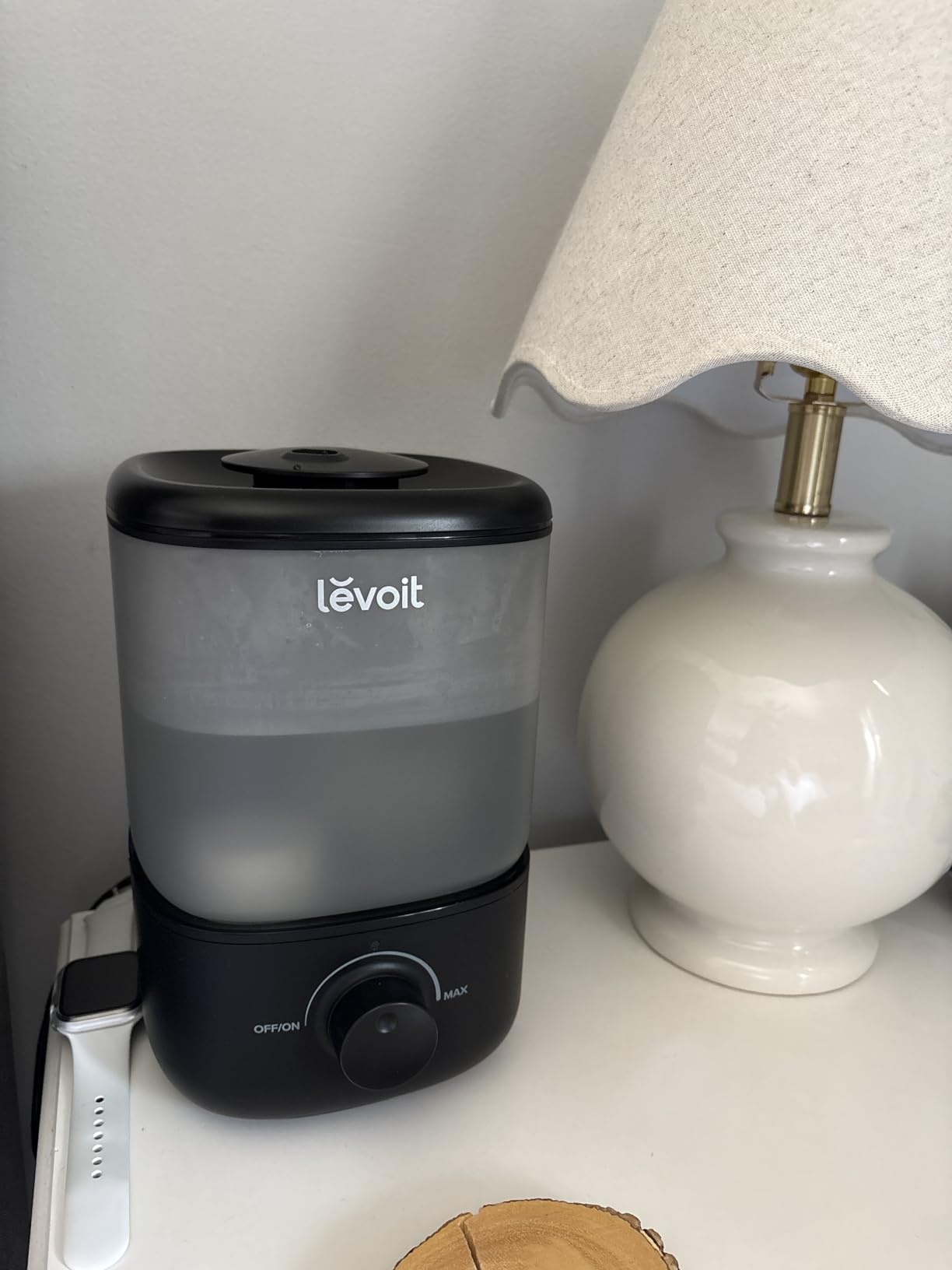 LEVOIT Classic 160 Top-Fill Ultrasonic Cool Mist Humidifier, Super Easy to Fill and Clean, Quiet Operation for Bedroom Home Baby & Plants, Auto Shut-off for Safety, 360 Rotating Nozzle, 2.5L, Black customer photo 1