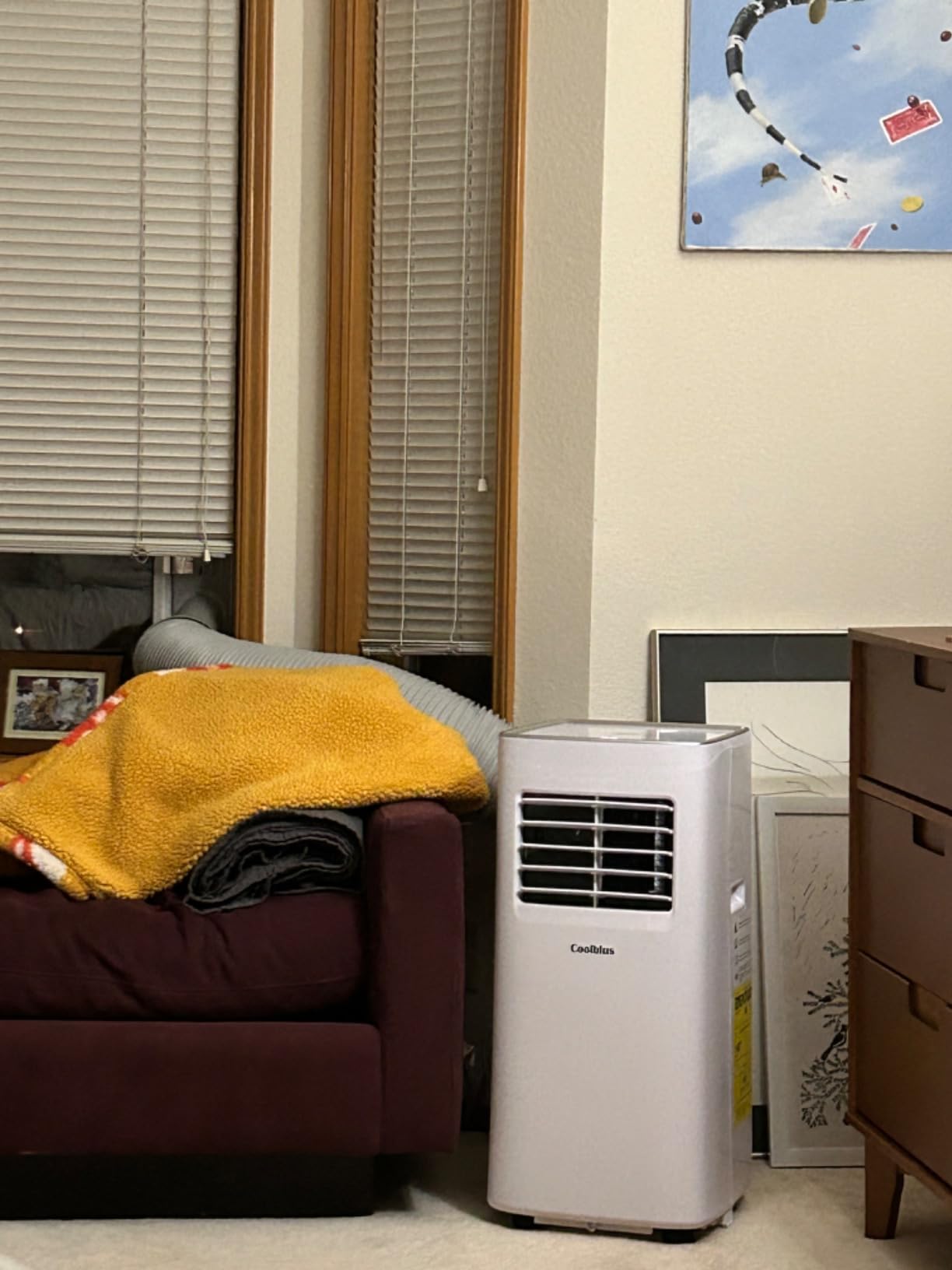 Portable Air Conditioners, 8400 BTU air conditioner Cools Up to 350 Sq.Ft, 3 in 1 Portable AC with Remote Control,24H Timer,Smart Sleep Mode,Window Installation Kit & Filter Cleaning Brush, S customer photo 1