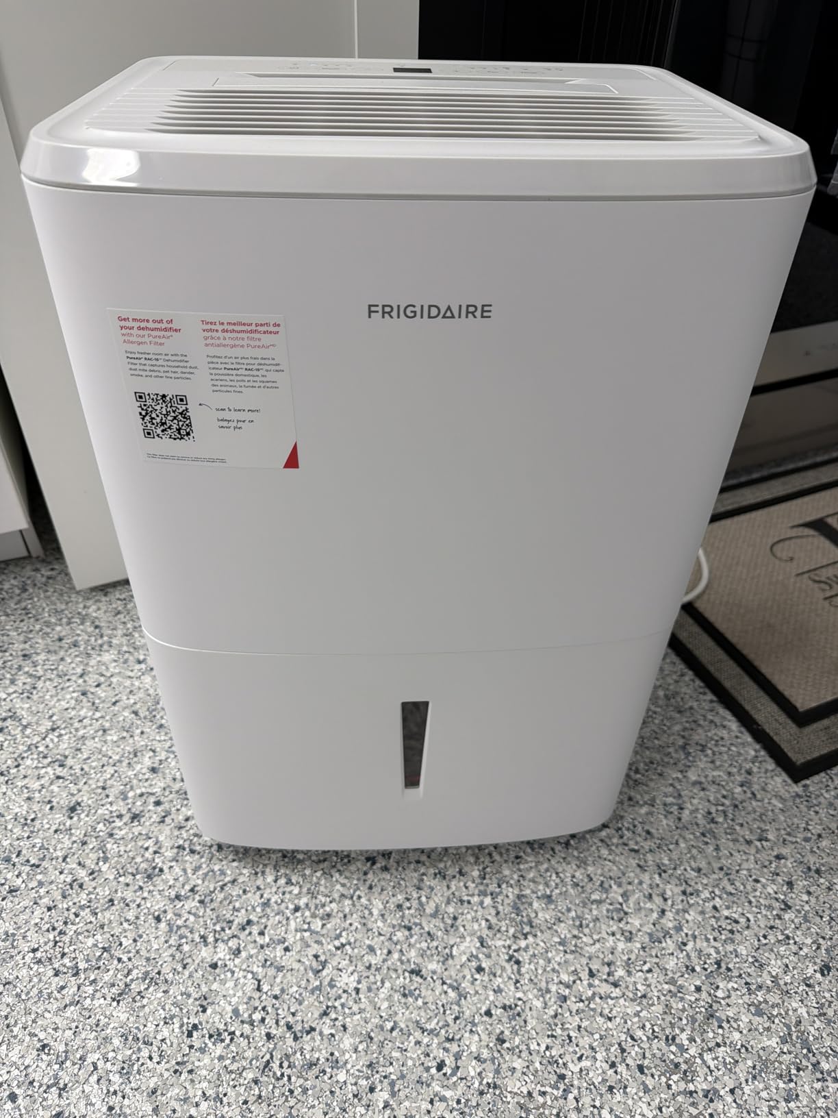 50-Pint Portable Dehumidifier with Wi-Fi and Energy Star Certification for Medium/Large Rooms & Basements, Custom Humidity Control, Auto Shut Off, White customer photo 1