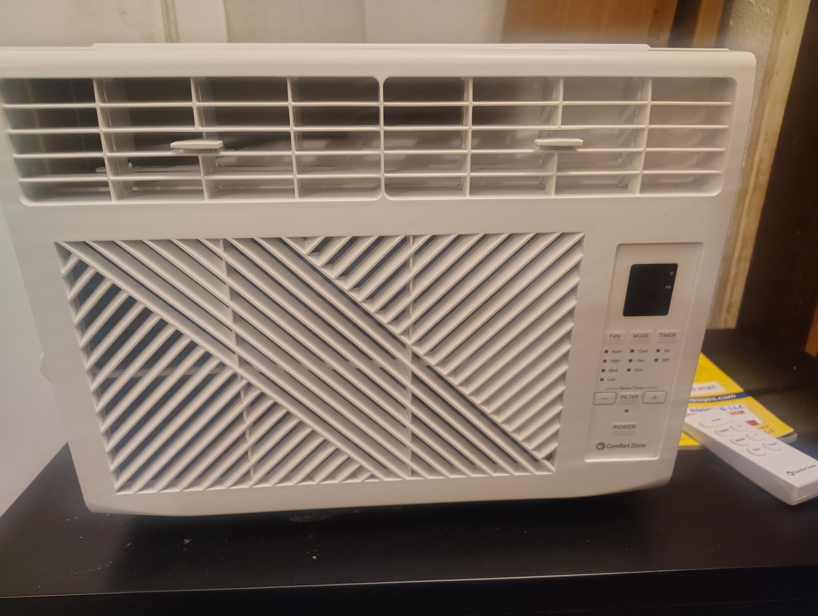 Comfort Zone Window Mounted Room Air Conditioner, 5,000 BTU, 7 Temperature Settings, 2 Fan Modes, Cool up to 150 Sq. Ft., Washable Filter, White customer photo 2
