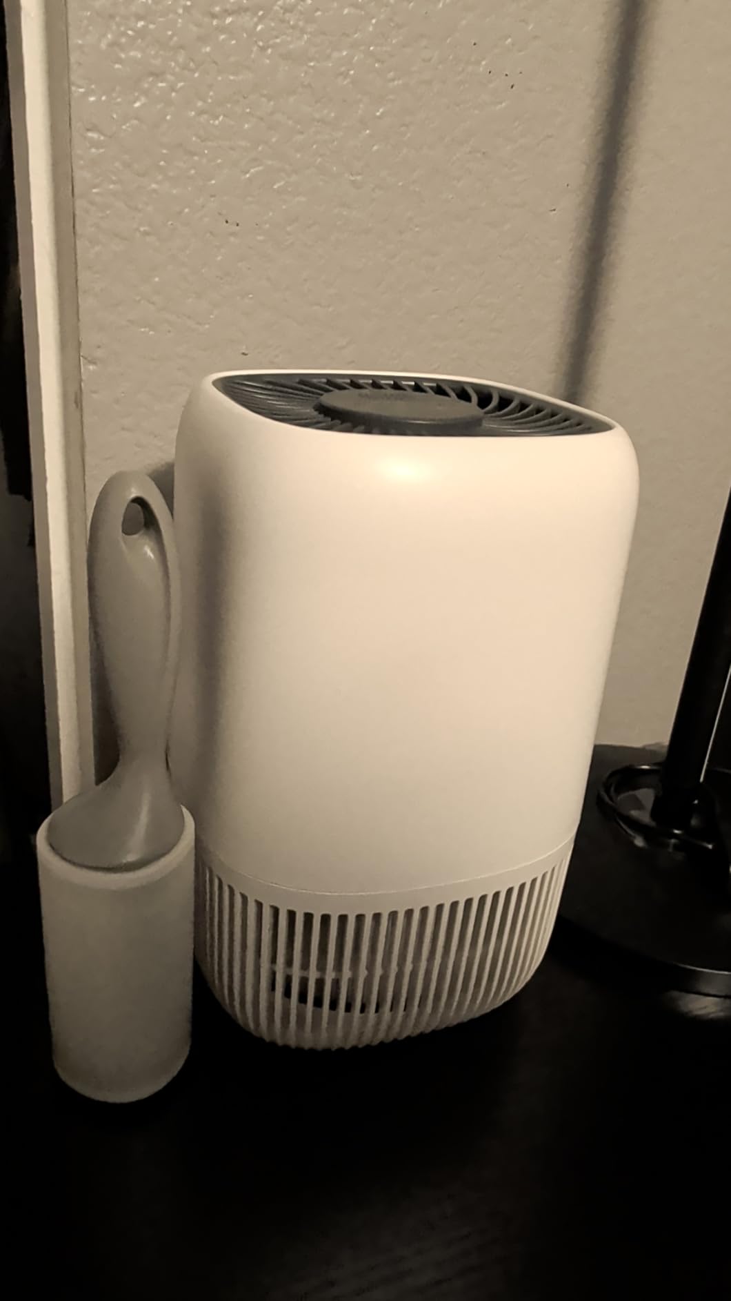 Air Purifiers for Office with H13 Quiet HEPA Filter Up to 1076 Ft² for Pet Family, Pollen, Smoke, Compact Air Cleaner with 3 Speeds, Timer, Aroma Quiet, 360°Intake, for Home Bedroom, Black customer photo 1