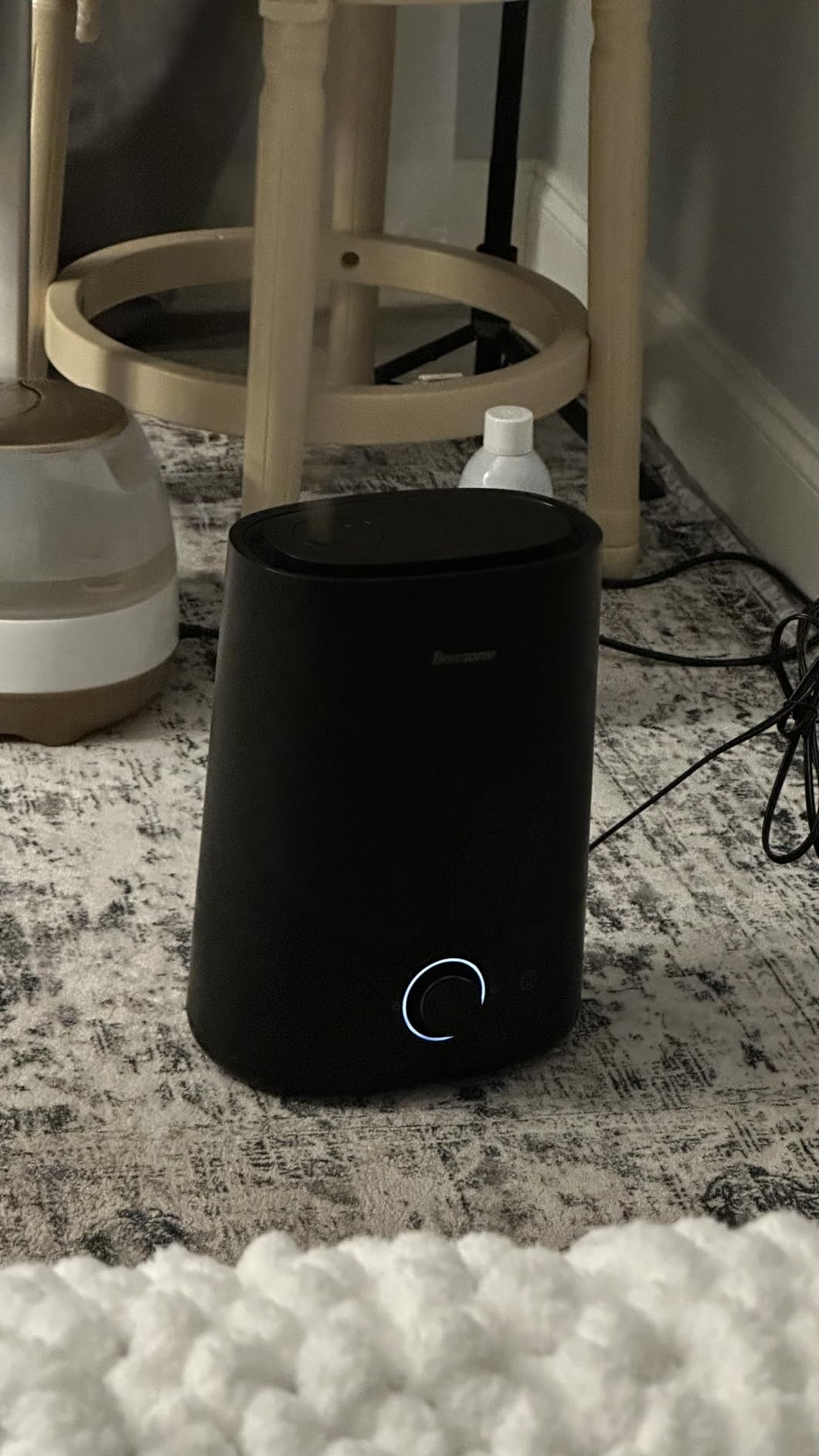 BREEZOME 5L Humidifiers for Bedroom, Ultrasonic Cool Mist Top Fill Humidifier & Essential Oil Diffuser, 360°Nozzle, Auto Shut-off, 50H Runtime, Quiet Humidifiers for Large Room, Baby Nursery, Plants customer photo 2