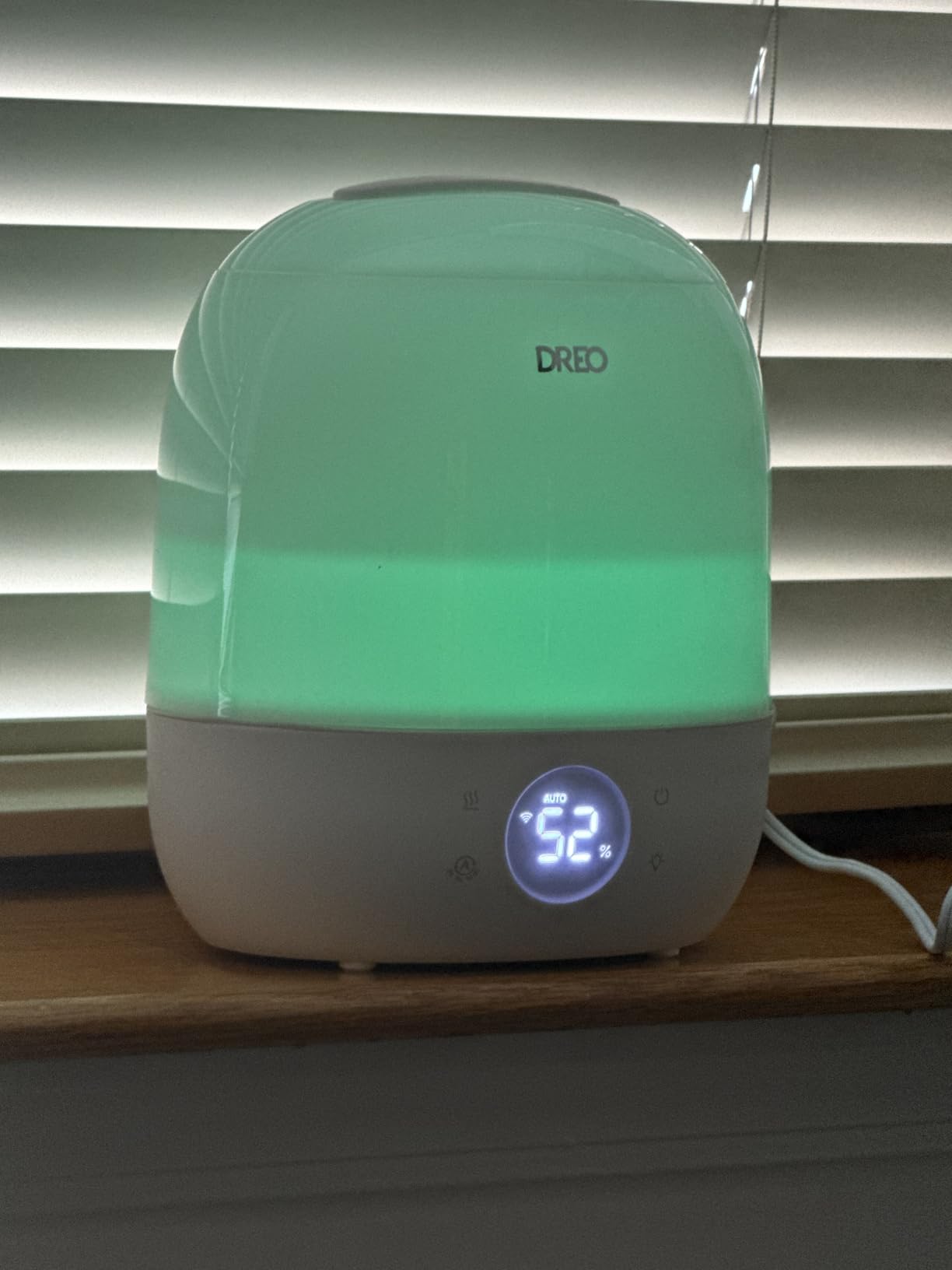DREO Humidifiers for Bedroom - 30H Max Runtime & RGB Night Light & Sleep Trainer, Ultra Quiet 28dB Cool Mist Humidifier, Top Fill Smart Air Humidifier for Plants, Perfect for Baby & Nursery, HM409S customer photo 2