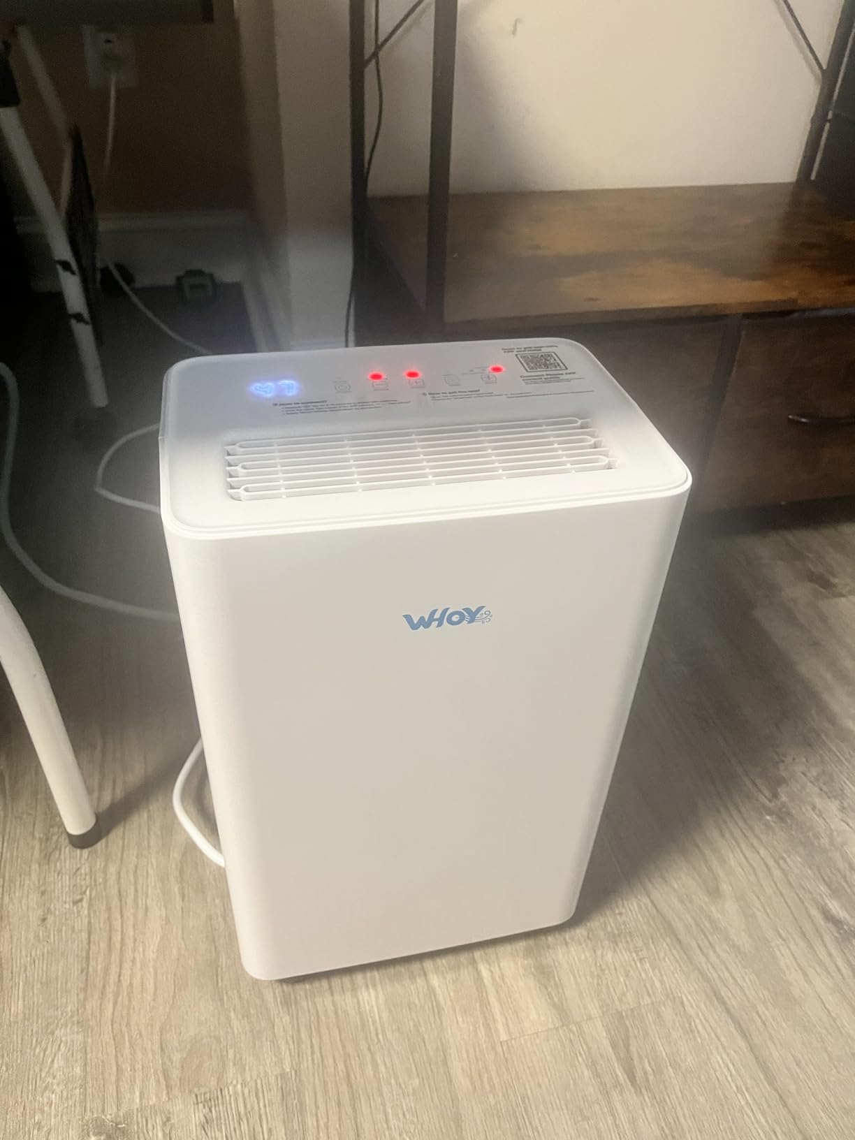30 Pint Dehumidifier for Home & Bedroom, Up to 2,000 Sq. Ft, WiFi Smart App Control, Ultra Quiet with 1.6L Tank & Continuous Drain Hose, 3 Modes for Laundry Dry & Basement, Auto Defrost customer photo 2