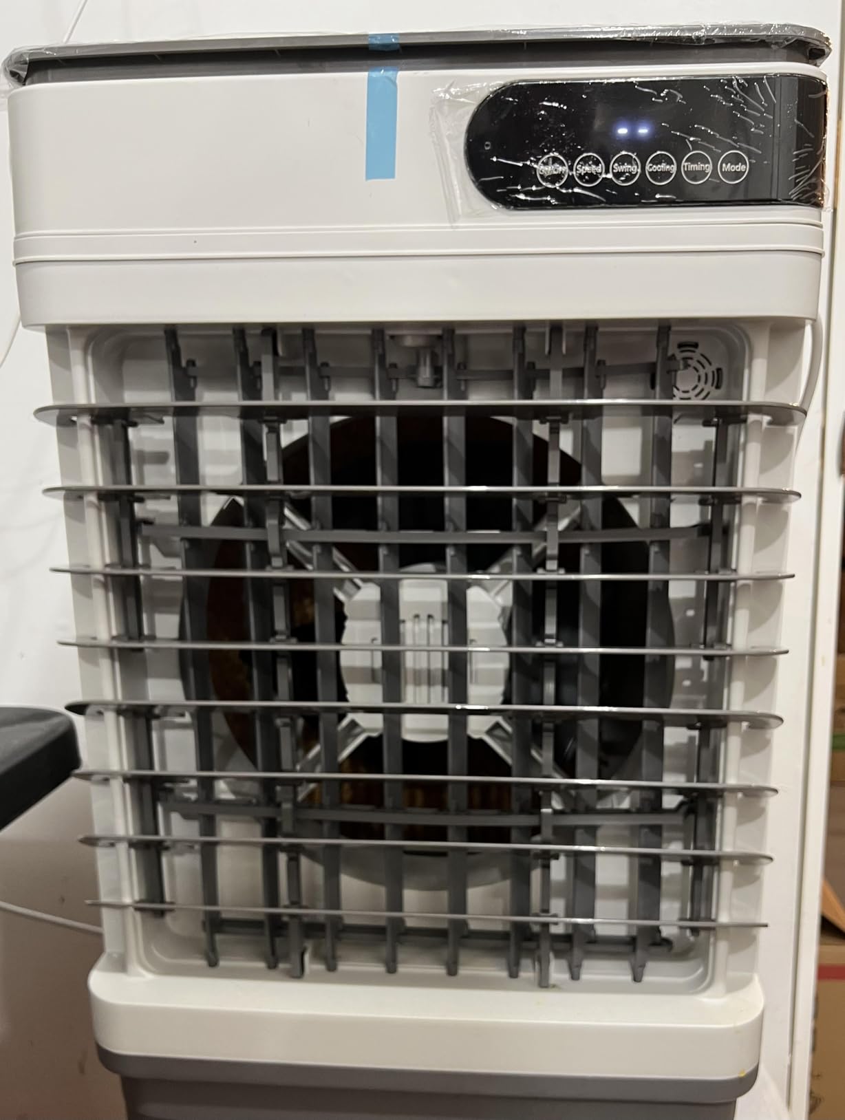 Uthfy Swamp Cooler, 42 Inch Evaporative Air Cooler with 13.5 Gal Large Water Tank, 3600 CFM, 120° Oscillation, 3 Modes & 3 Speeds, Remote, 12 H Timer, 4 Ice Packs, Portable Air Conditioner for Outdoor customer photo 1