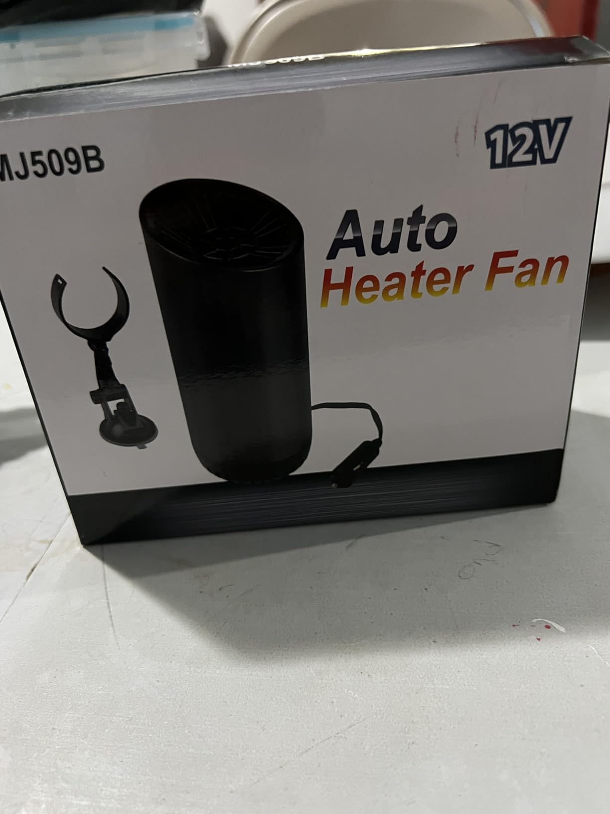 Portable Car Heater Fan, Car Defroster Defogger Heater, 12V 150W 2 in 1 Heating and Cooling Car Heater Defroster Anti-Fog, 360°Rotatable Windshield Demister Defroster Plug in Cigarette Lighter customer photo 1