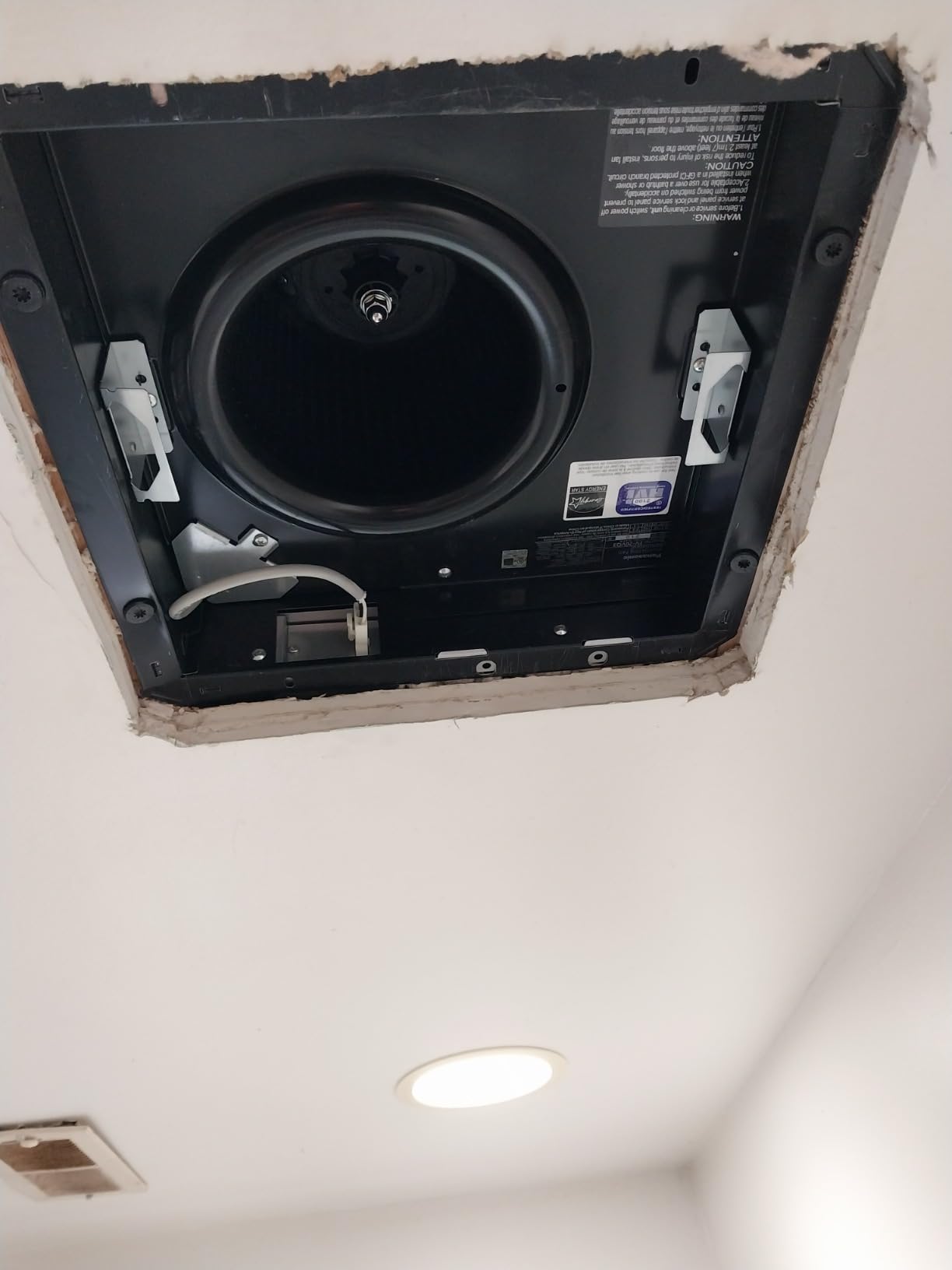 Panasonic WhisperCeiling Bathroom Exhaust Fan, 190 CFM, FV-20VQ3 customer photo 2