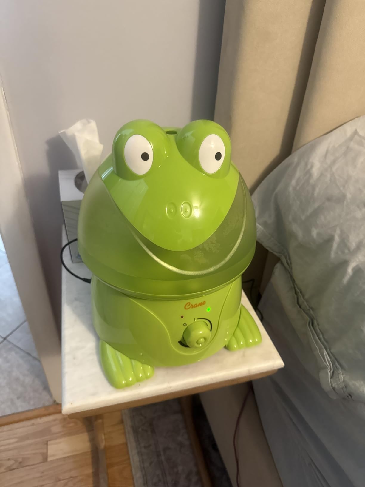 Animal Humidifier for Bedroom, Ultrasonic Cool Mist for Baby Nursery, Adjustable Settings, Auto Shut-Off, Owl customer photo 2