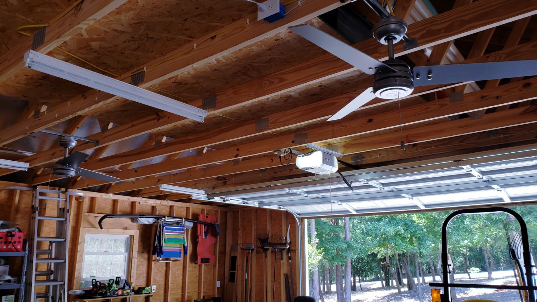 Hunter 52 inch Outdoor or Indoor Ceiling Fan No Light - Bronze Ceiling Fan without Light, For Patio, Porch, Garage, or Living Room, Standard Mount, 3 Blades, Pull Chain - Cassius 59261, New Bronze customer photo 2