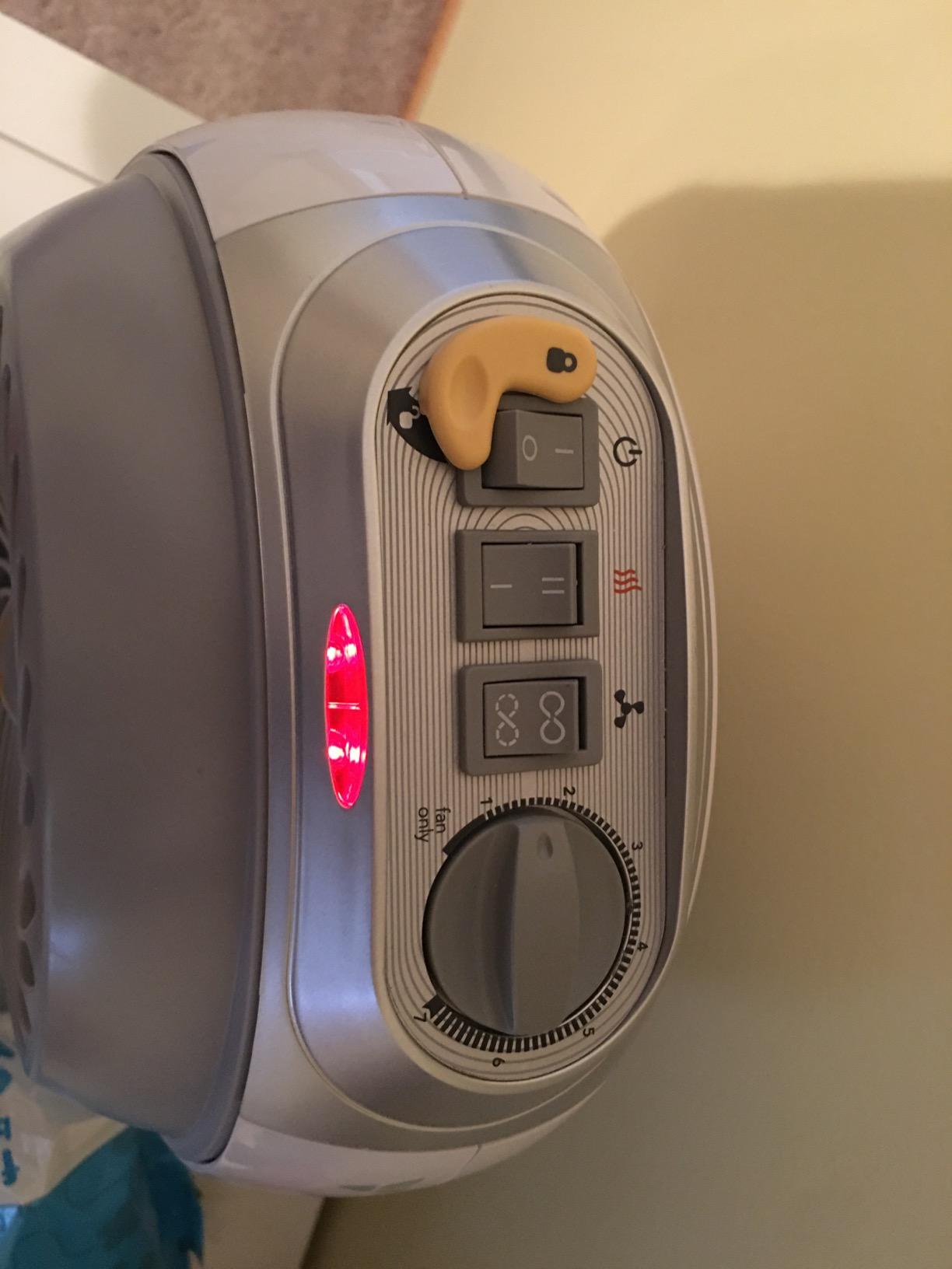 Vornadobaby Tempa Nursery Space Heater, Electric Space Heater for Baby with Locking Controls, Tipover Protection, Safety Shutoff, Hidden Cord Storage, Adjustable Thermostat customer photo 1