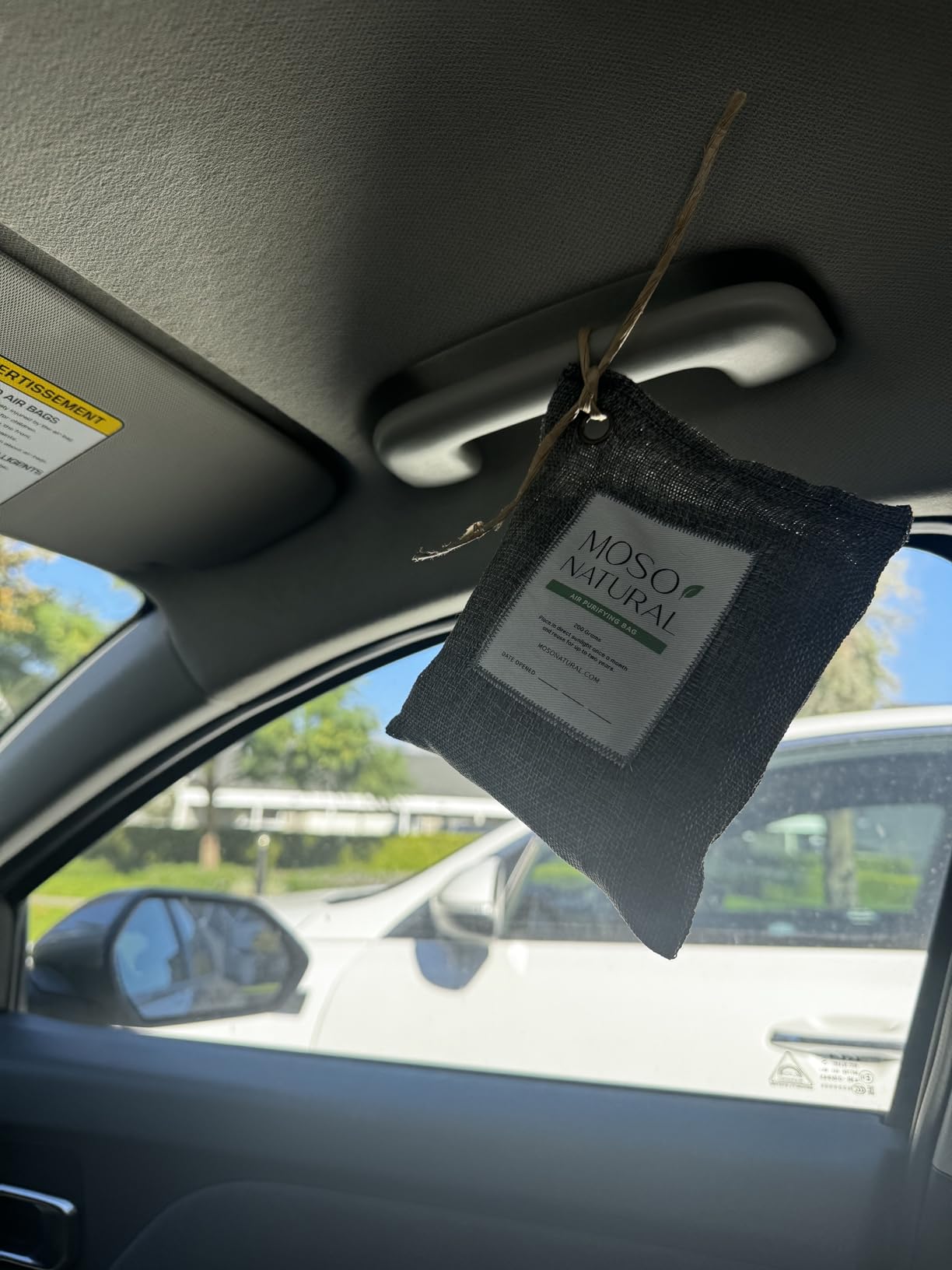 Moso Natural Air Purifying Bag 200g | HGTV Editor's Pick | Premium Bamboo Charcoal Odor Absorber for Home & Car | Closet Odor Eliminator & Car Air Freshener | Long Lasting Charcoal Bags Cover 90sqft customer photo 2