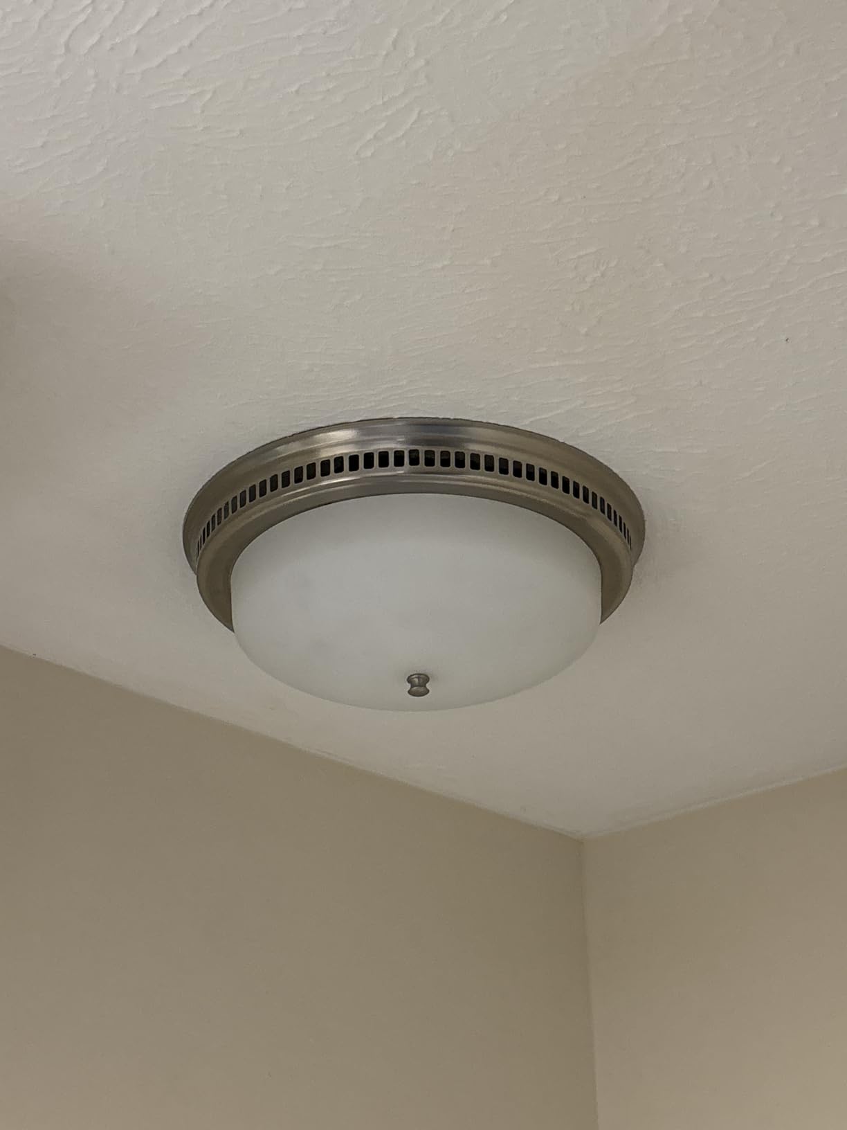 Akicon Bathroom Exhaust Fan with Light, Ultra Quiet 110 CFM 1.5 Sones Ventilation Exhaust Bathroom Fan Light Combo and Nightlight, 3 Years Warranty (Brushed Nickel) customer photo 2
