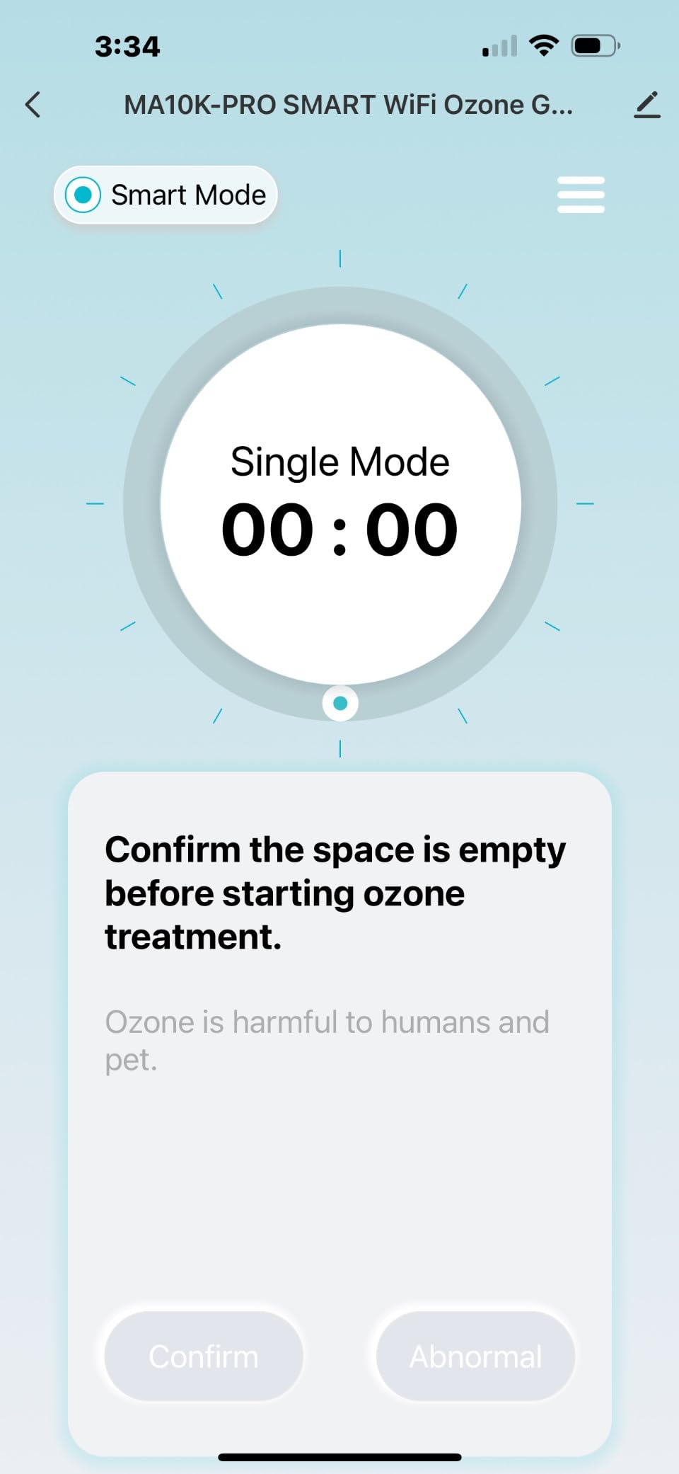 Airthereal MA10K-PRO SMART WiFi Ozone Generator - High Ozone Output Capacity Ozonator- Odor Remover, Deodorizer, Sterilizer - Adjustable Output and Timer Settings for Any Size Room - Black customer photo 2