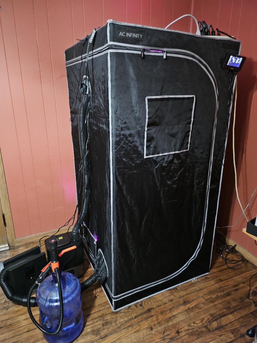 AC Infinity CLOUDFORGE T7, Plant Humidifier 15L with VPD Humidity Controls, 10-Level Precision Vaporizer, Extendable Hose, Targeting Pipe, and No-Leak Seal for Grow Tents customer photo 2