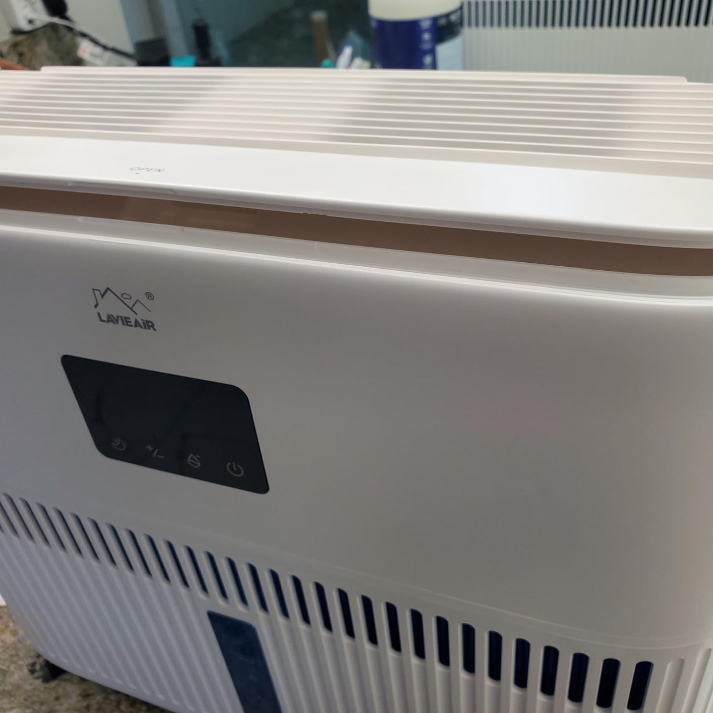 Smart Evaporative Humidifiers for Bedroom, Living Room, Nursery, Large Room up to 300 ft², 5L Tank, Max 48H Runtime, Mist-free Top Fill Humidifier for Baby, Plants, Easy to Clean customer photo 1