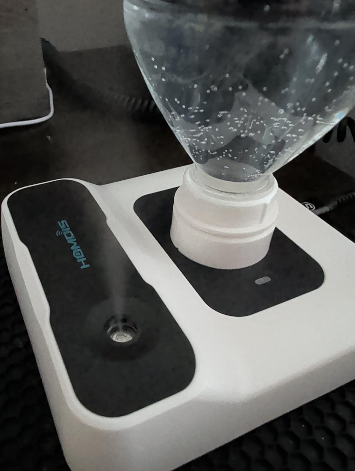 Travel Humidifier, Portable Small Humidifier for Plants, Bedroom, Office, Hotel or Car, 5000mAh Battery Operated Mini Cool Mist Humidifiers, Quiet 23dB, Auto-off, Night Light & BPA-Free, White customer photo 2
