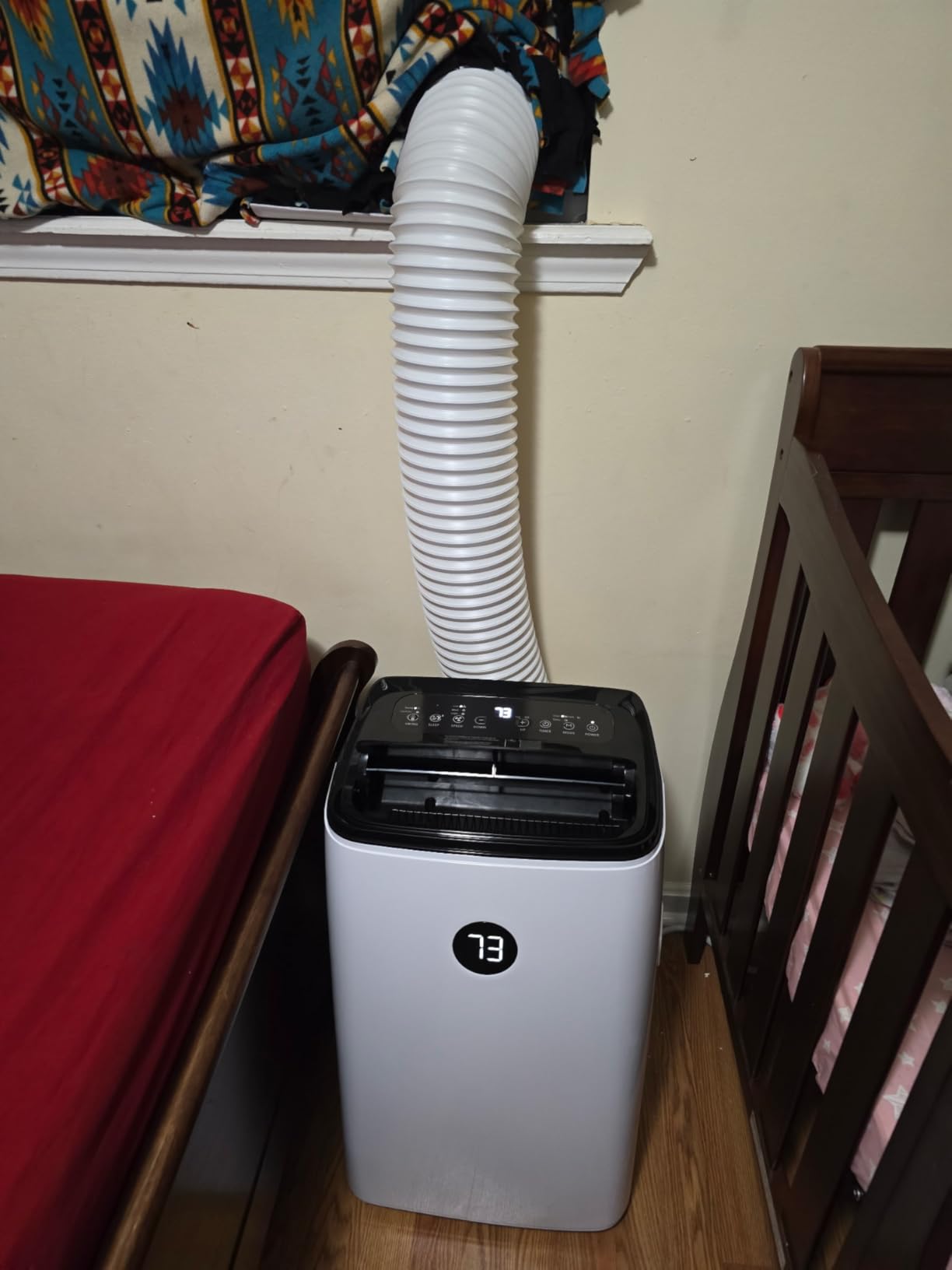 14000BTU Portable Air Conditioners with Remote Control, Dehumidifier & Fan Mode, Floor Stand up Cooling Portable AC Unit for Large Room up to 700 sq.ft, Sleep,Timer & Auto Swing Function customer photo 1