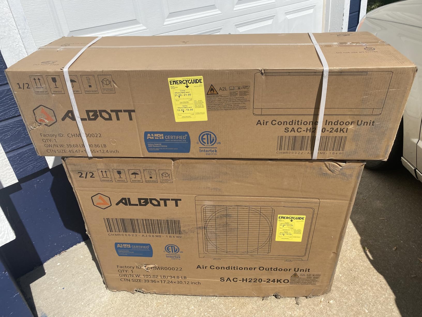 Albott Mini Split Air Conditioner and Heater, 12,000 BTU, SEER2 18, 115V Inverter Energy-Efficient AC with Self-Cleaning, Remote and APP Control, Easy Installation, Cools up to 750 Sq.Ft. customer photo 2