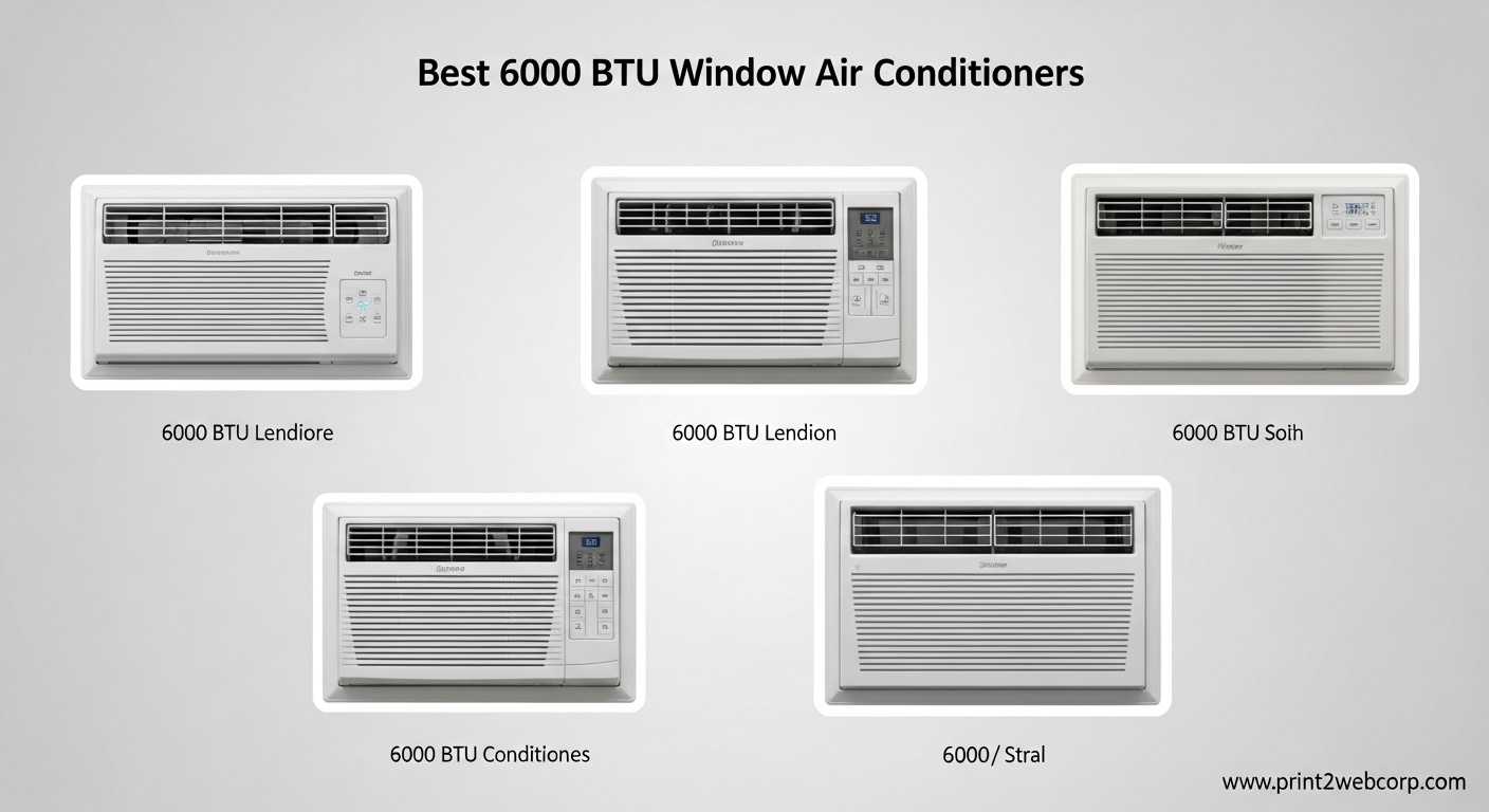 Best 6000 BTU Window Air Conditioners