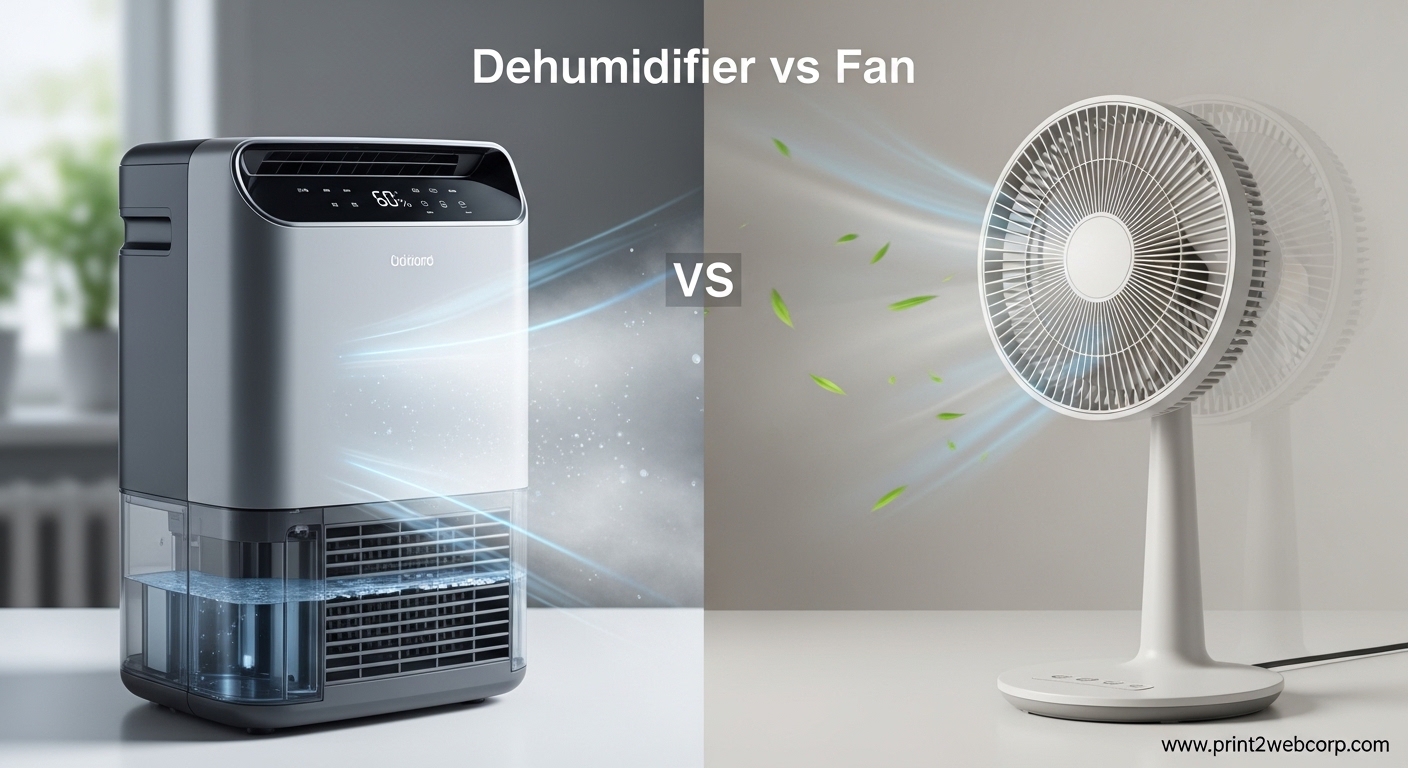 Dehumidifier vs Fan