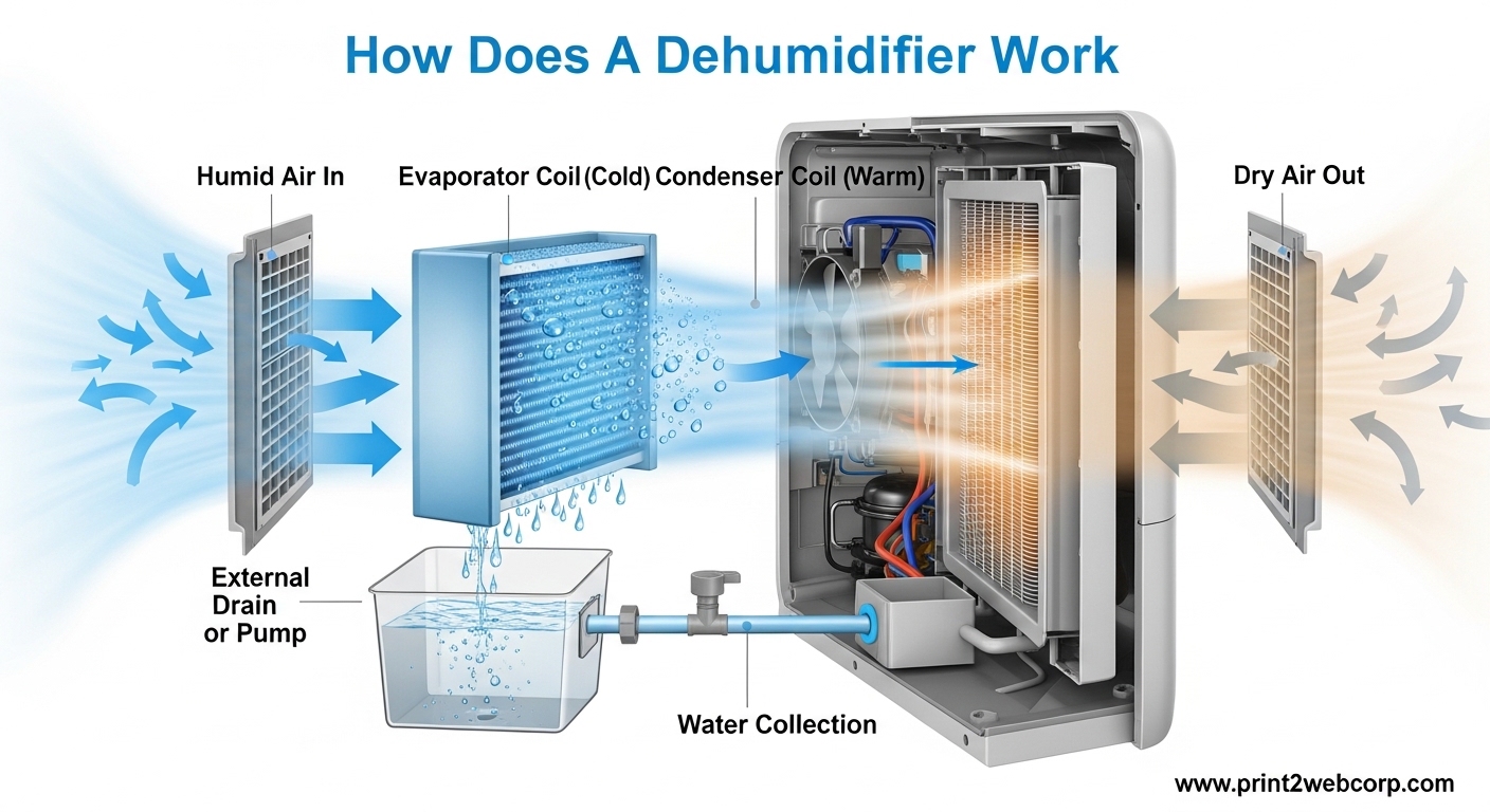 How Does A Dehumidifier Work