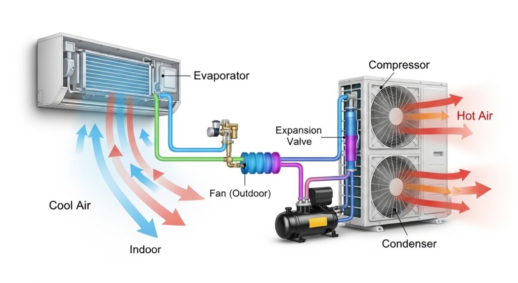 How Does An Air Conditioner Work