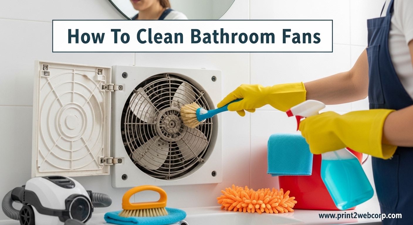 How To Clean Bathroom Fans