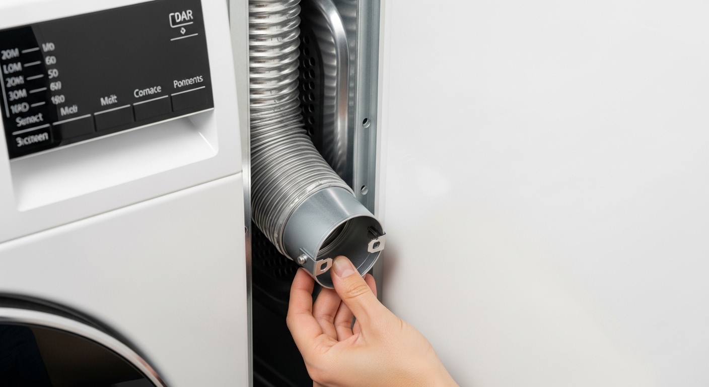 How To Hook Up A Dryer Vent In A Tight Space