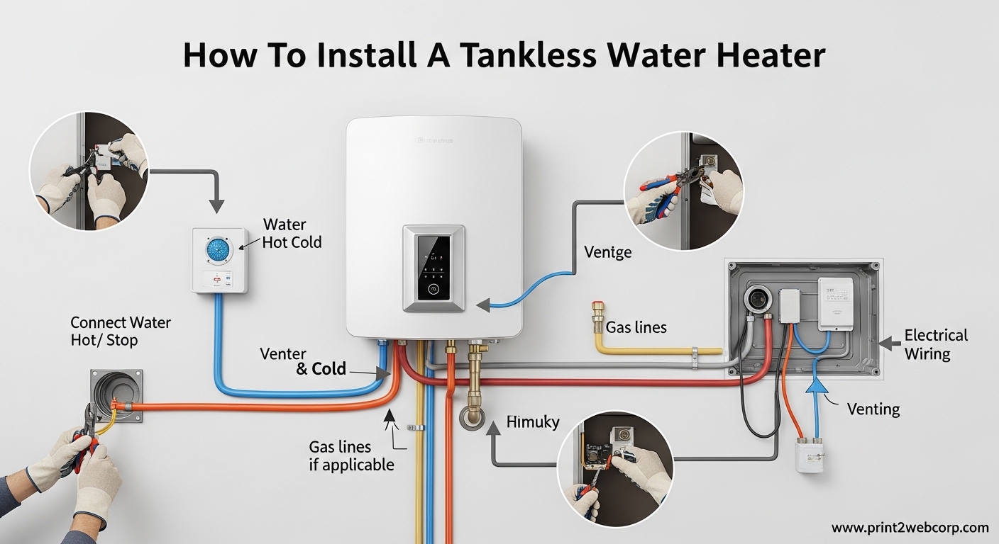How To Install A Tankless Water Heater