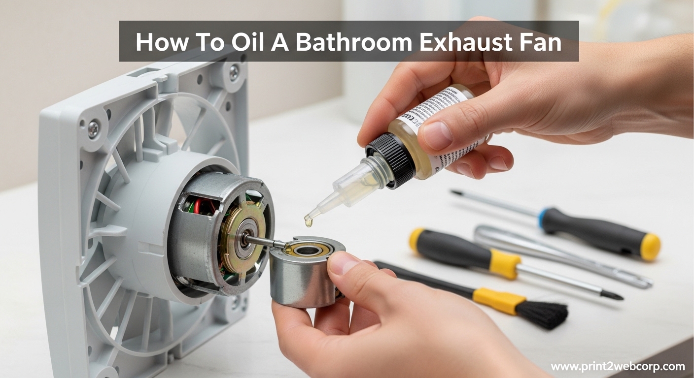 How To Oil A Bathroom Exhaust Fan