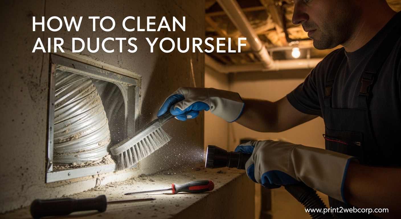 How to Clean Air Ducts Yourself