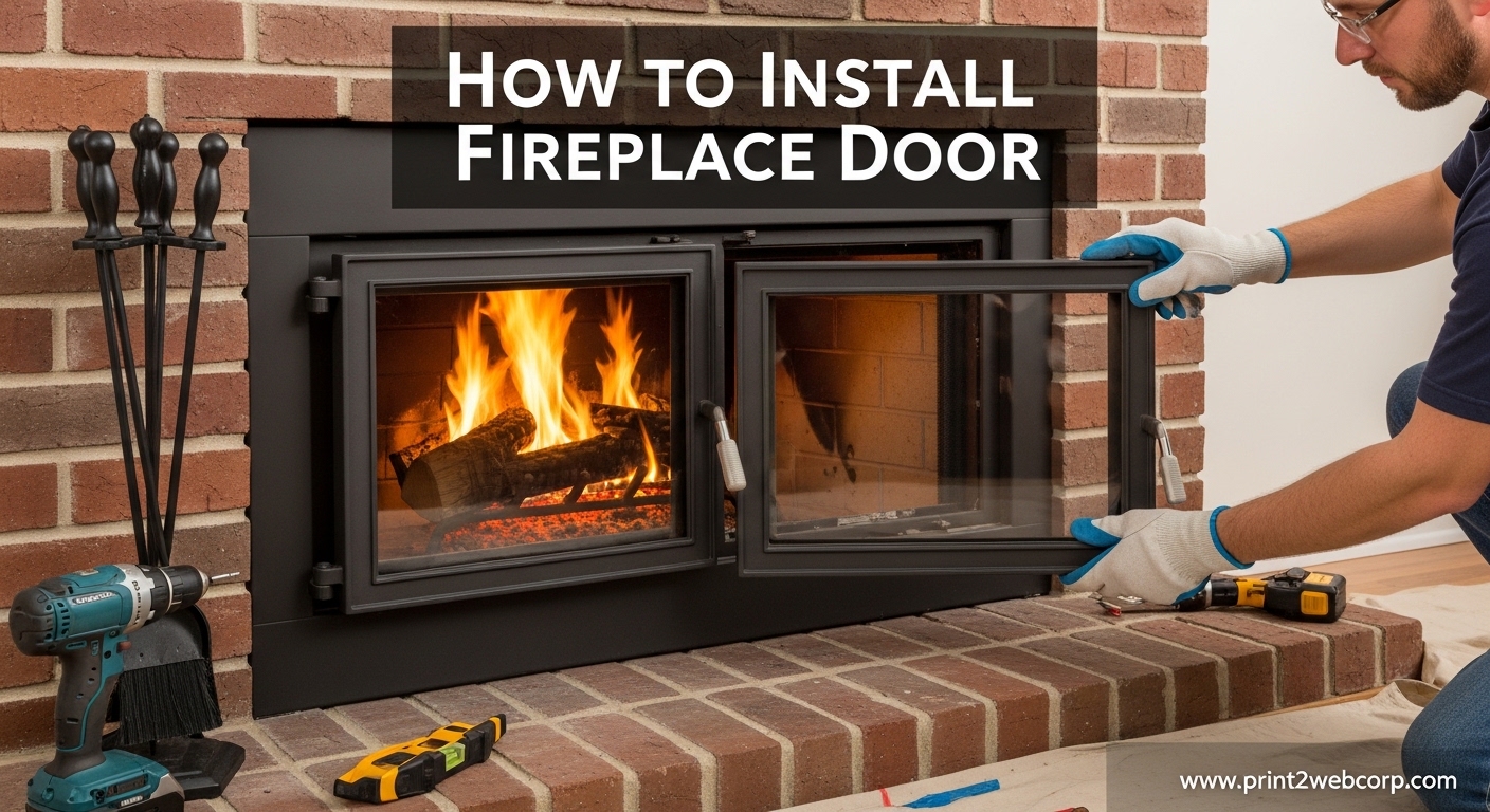 How to Install Fireplace Door