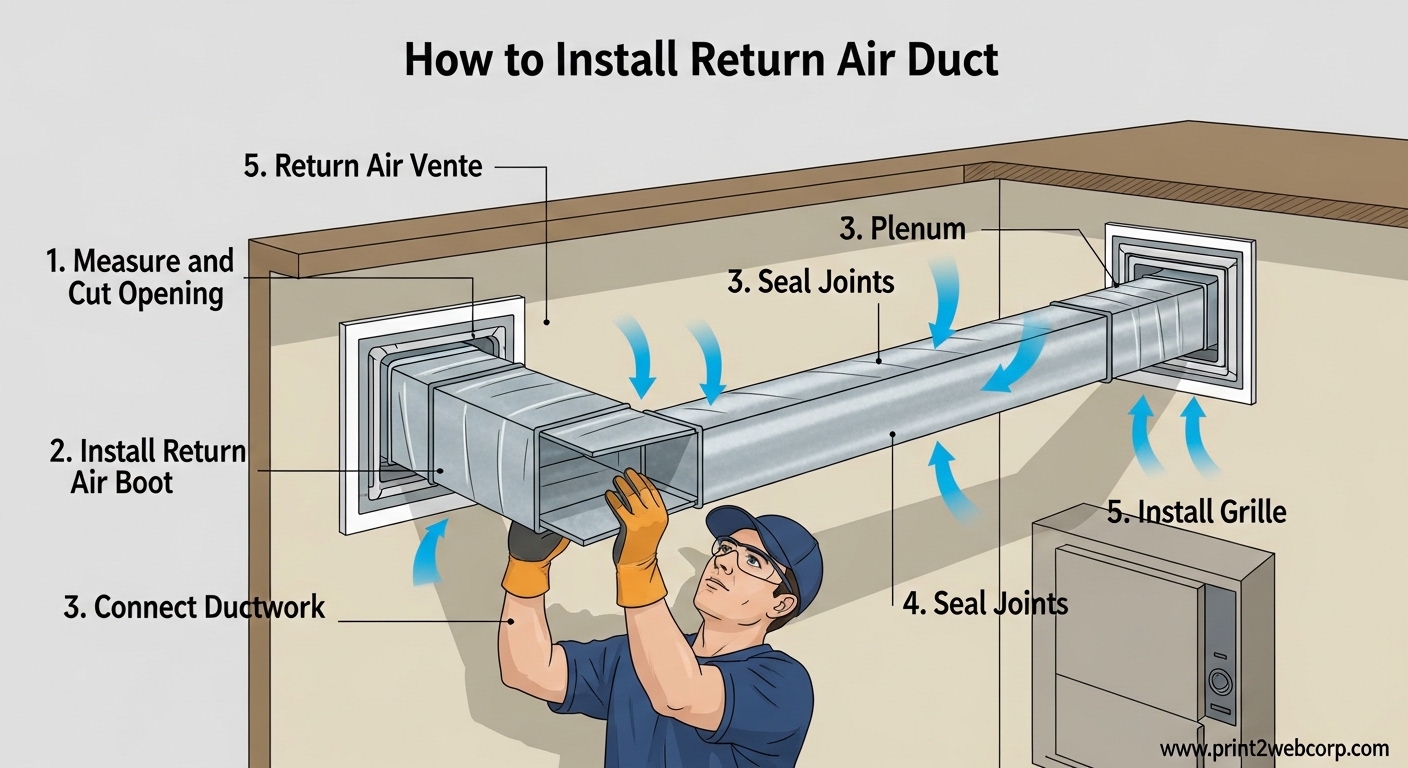 How to Install Return Air Duct