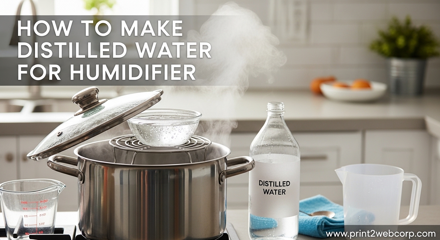 How to Make Distilled Water for Humidifier