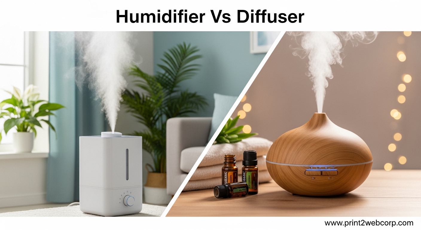 Humidifier Vs Diffuser
