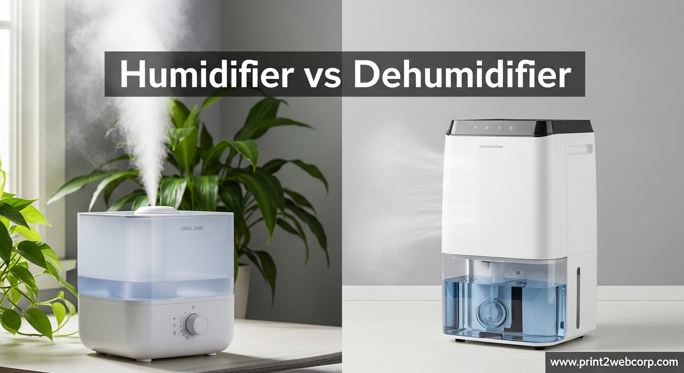Humidifier vs Dehumidifier
